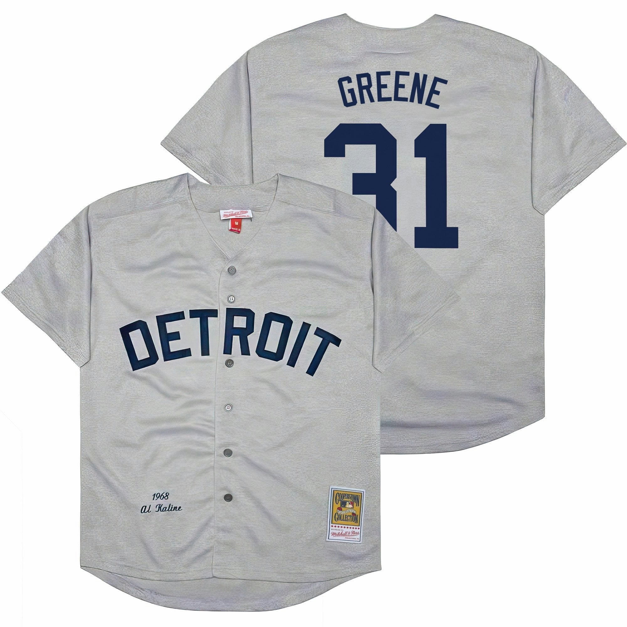 Camisa MLB Men’s Detroit Throwback Jersey – Cooperstown Collection