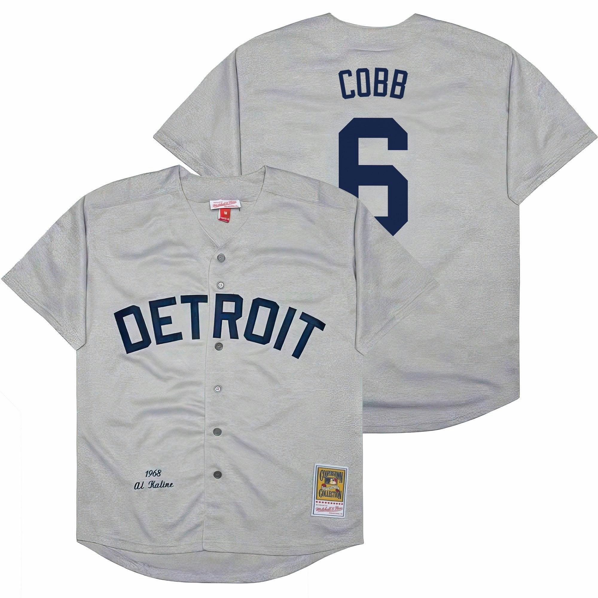 Camisa MLB Men’s Detroit Throwback Jersey – Cooperstown Collection