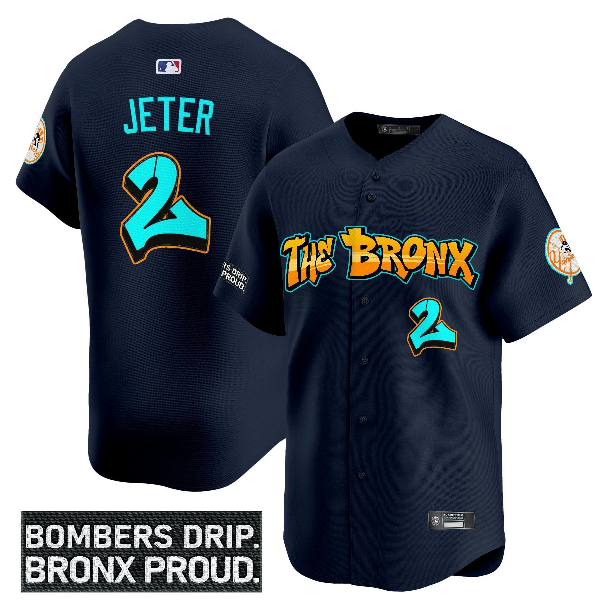 Camisa MLB Men’s ‘Graffiti Bronx Bombers Edition’ Vapor Premier Limited Jersey
