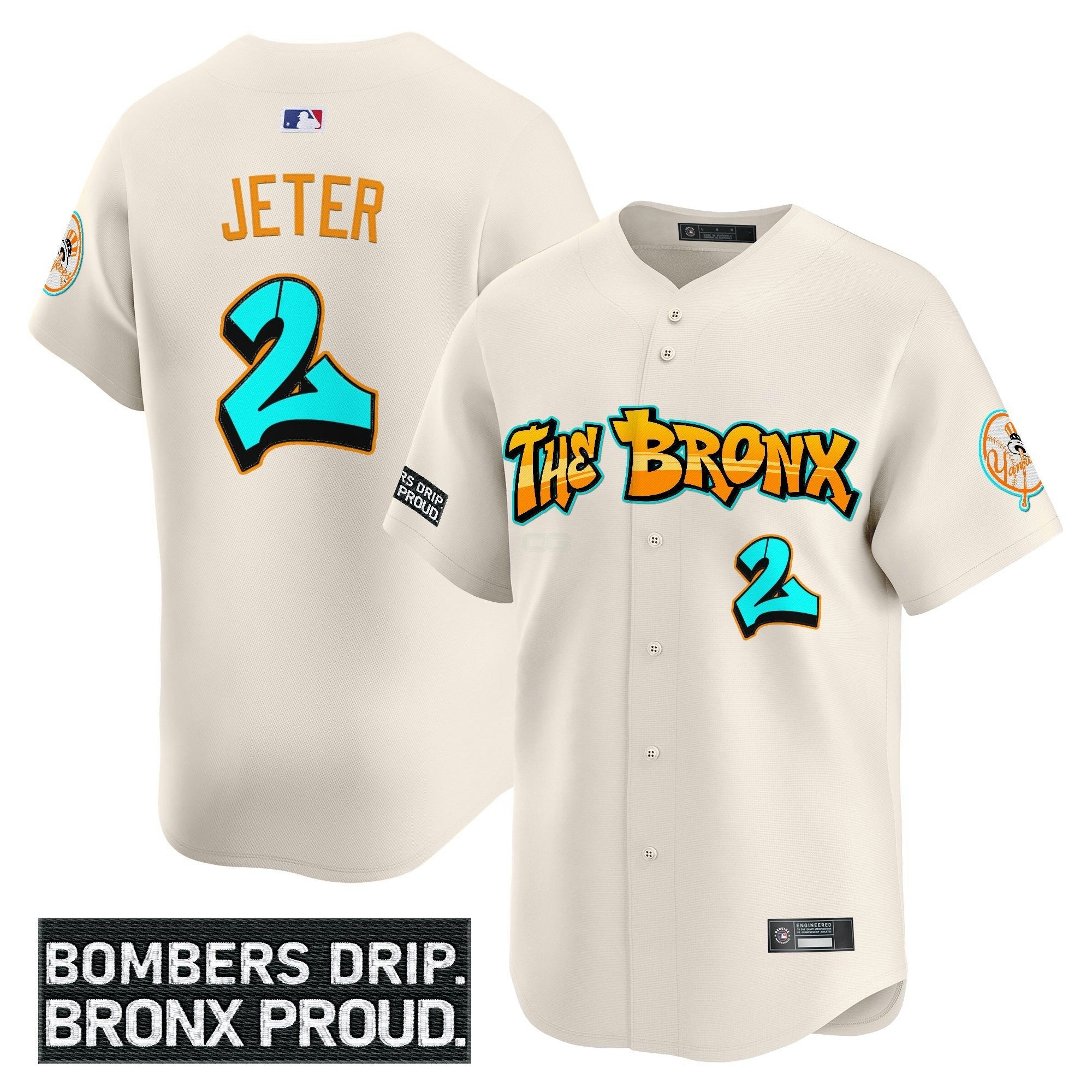 Camisa MLB Men’s ‘Graffiti Bronx Bombers Edition’ Vapor Premier Limited Jersey