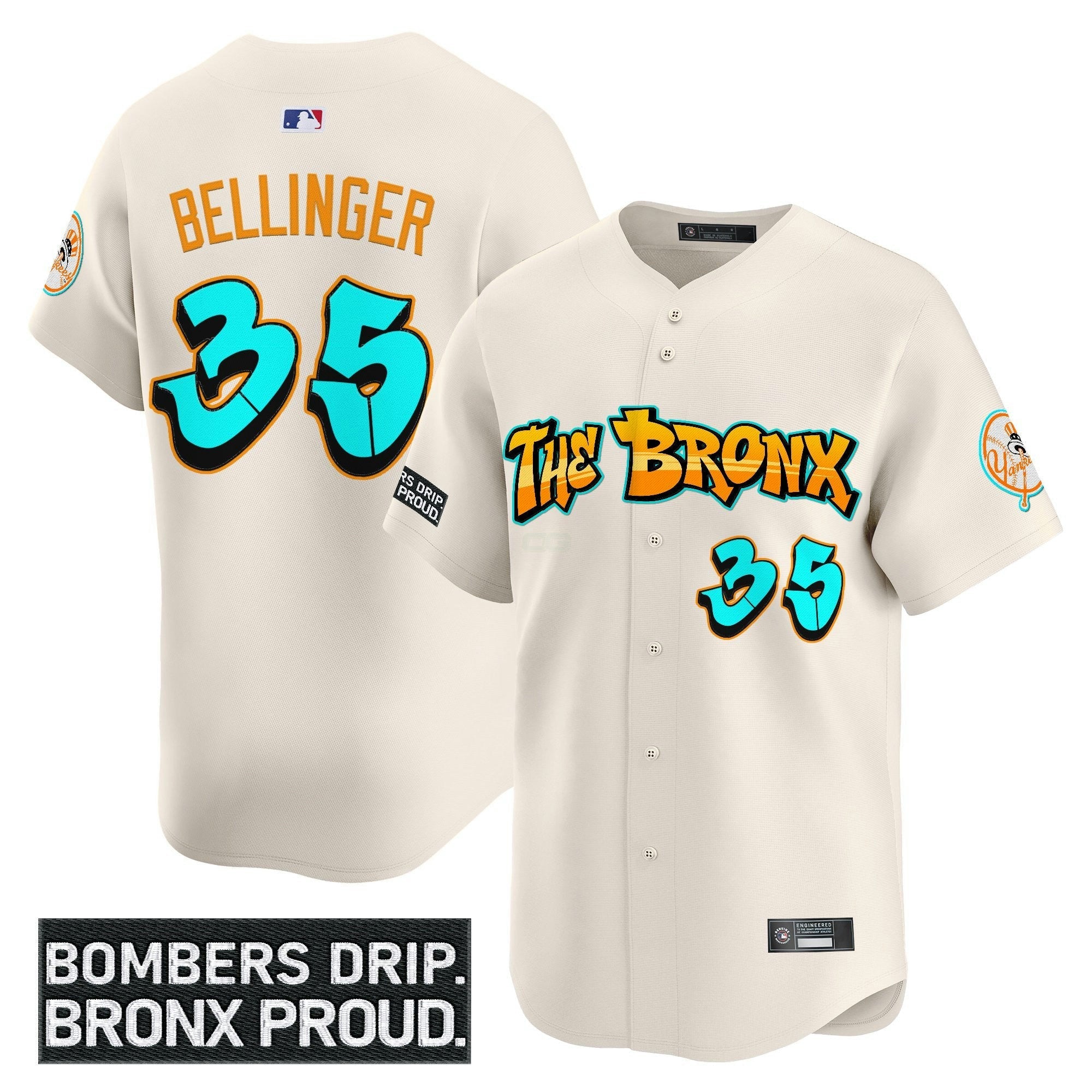 Camisa MLB Men’s ‘Graffiti Bronx Bombers Edition’ Vapor Premier Limited Jersey