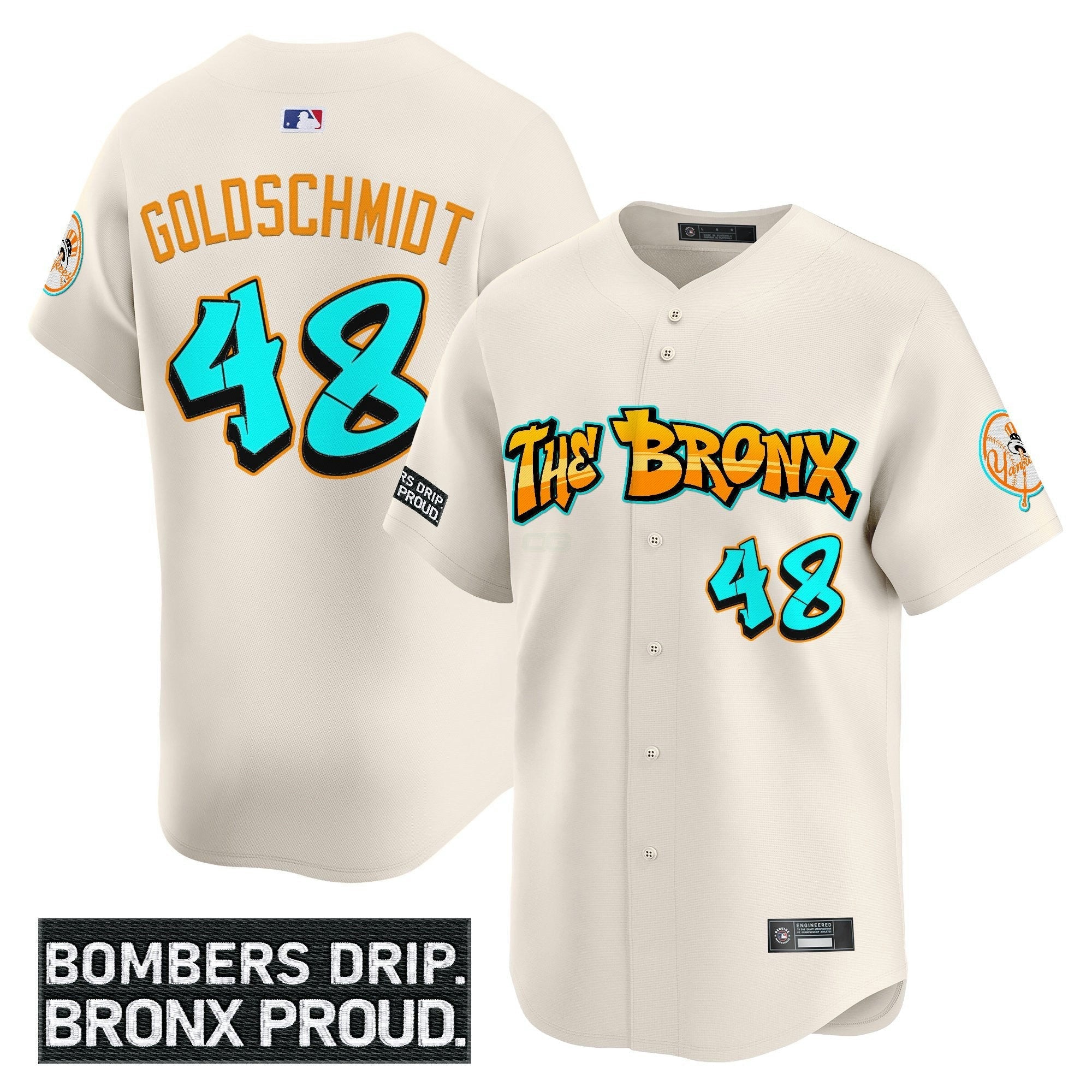Camisa MLB Men’s ‘Graffiti Bronx Bombers Edition’ Vapor Premier Limited Jersey