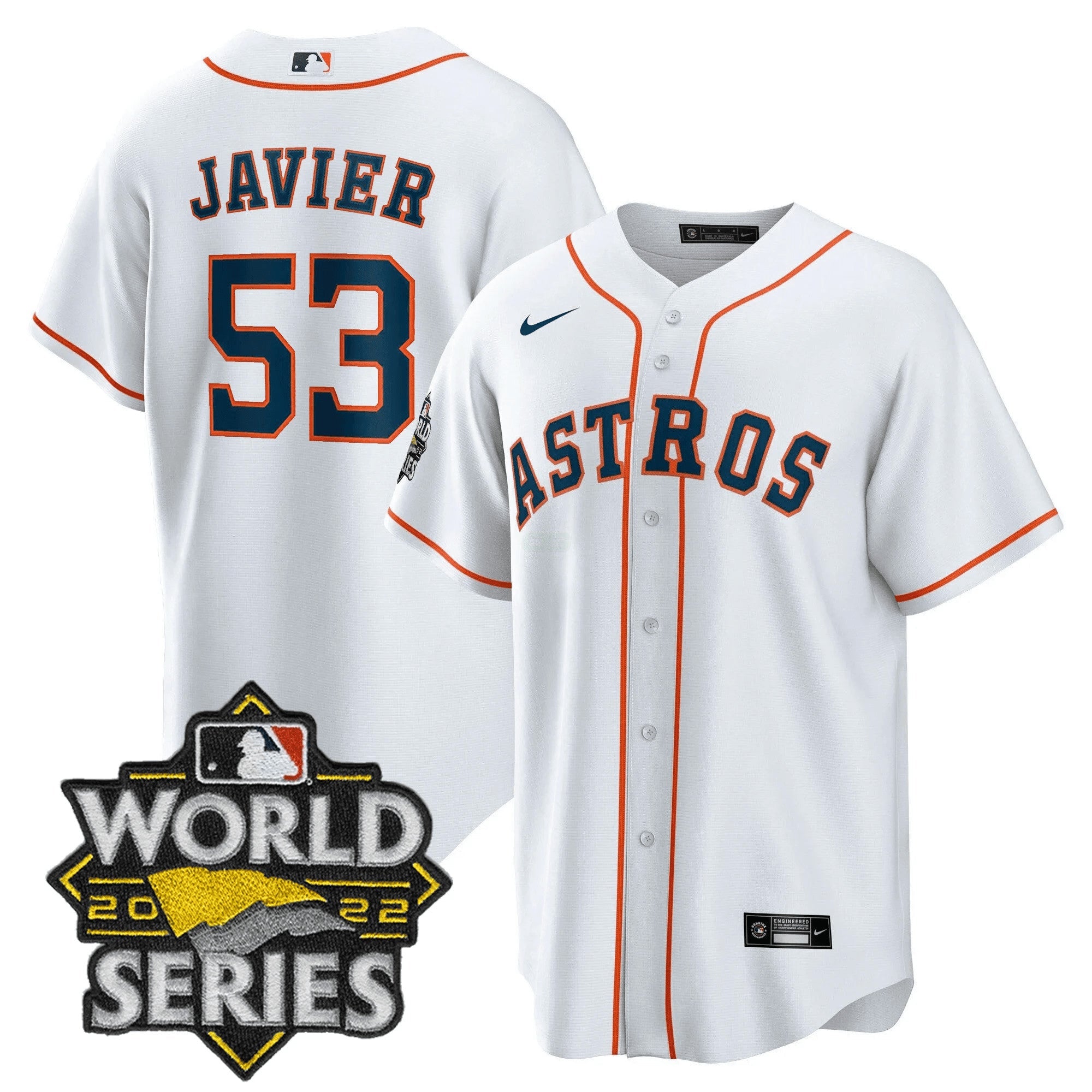 Camisa MLB Men’s Houston 2022 World Series Player Jersey