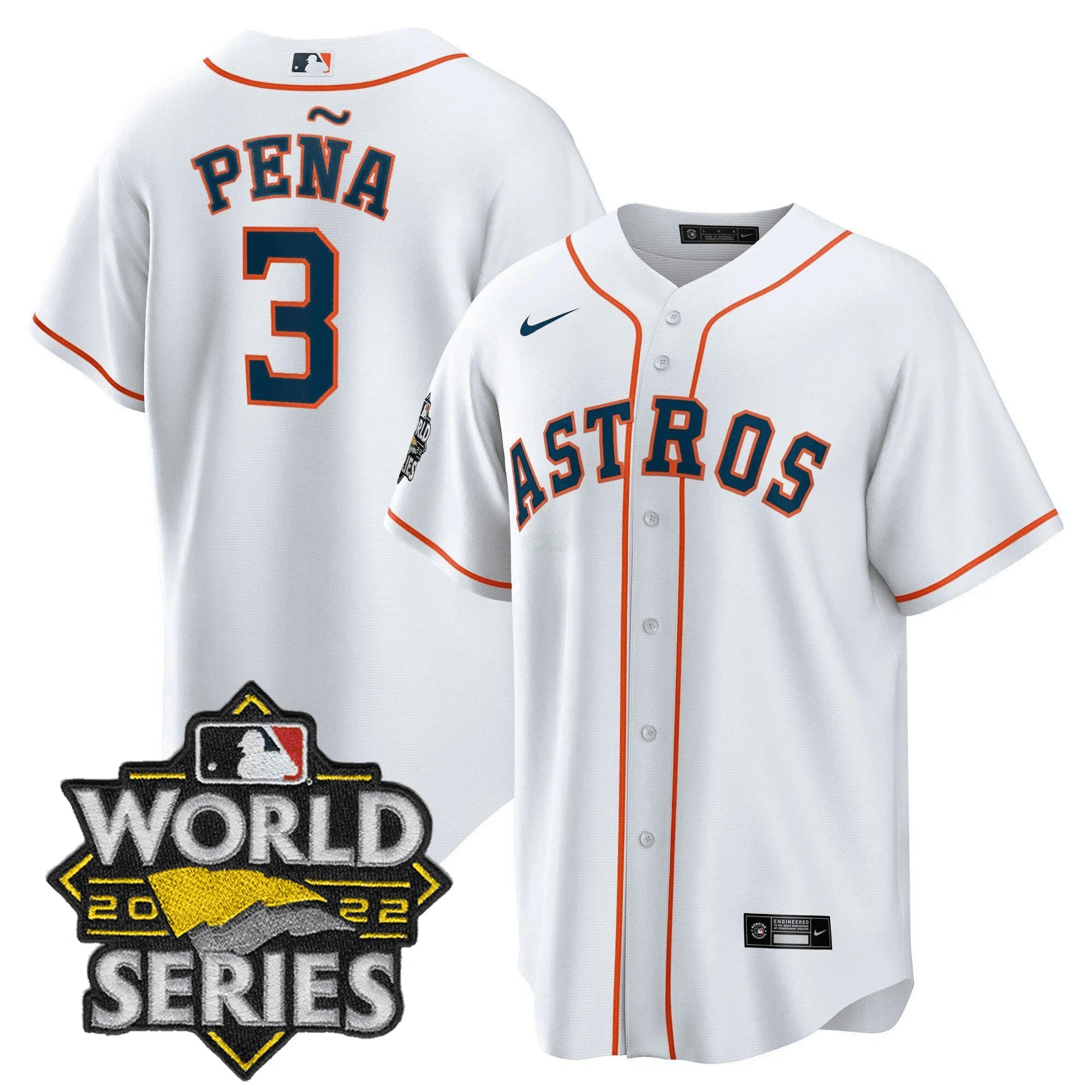 Camisa MLB Men’s Houston 2022 World Series Player Jersey
