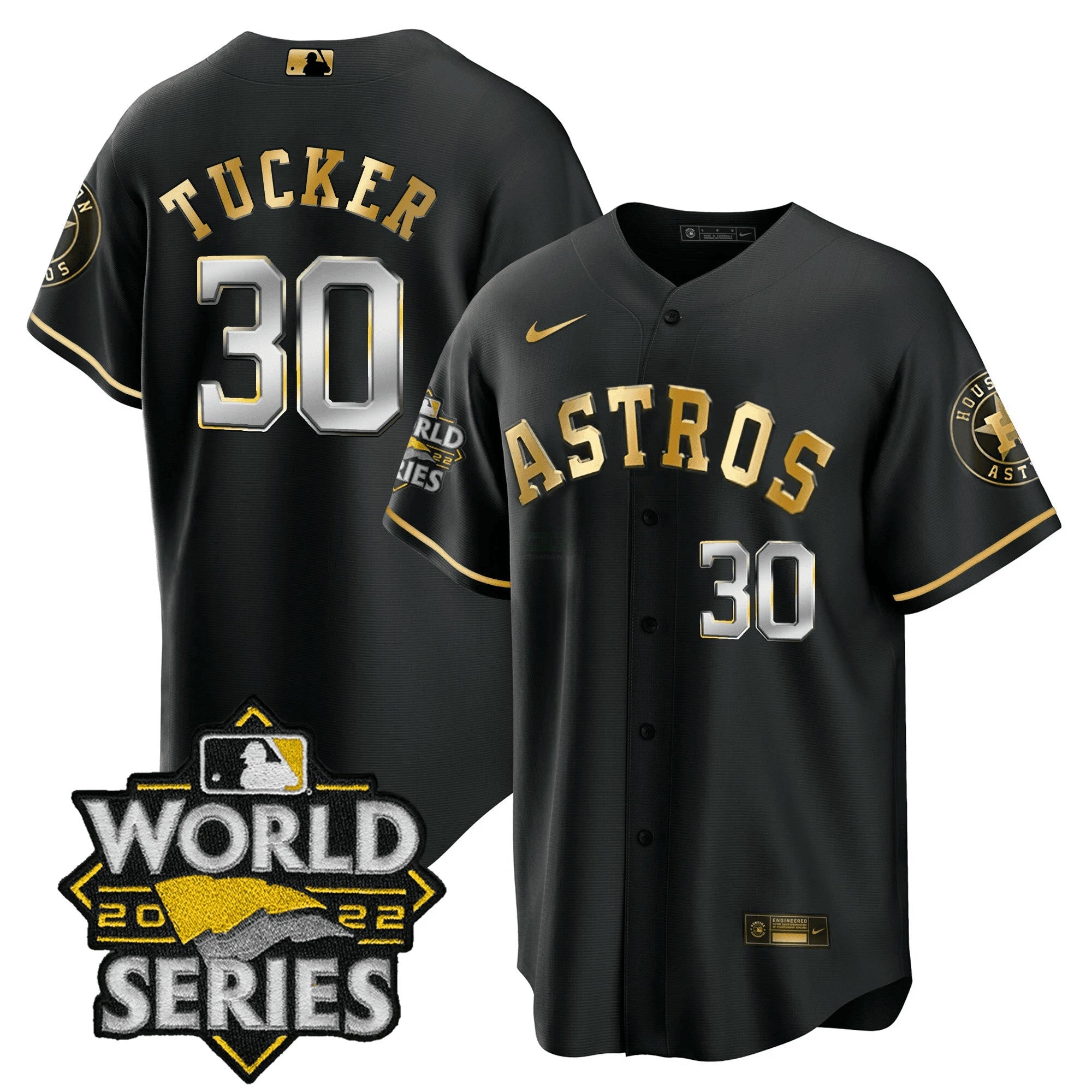 Camisa MLB Men’s Houston 2022 World Series Player Jersey