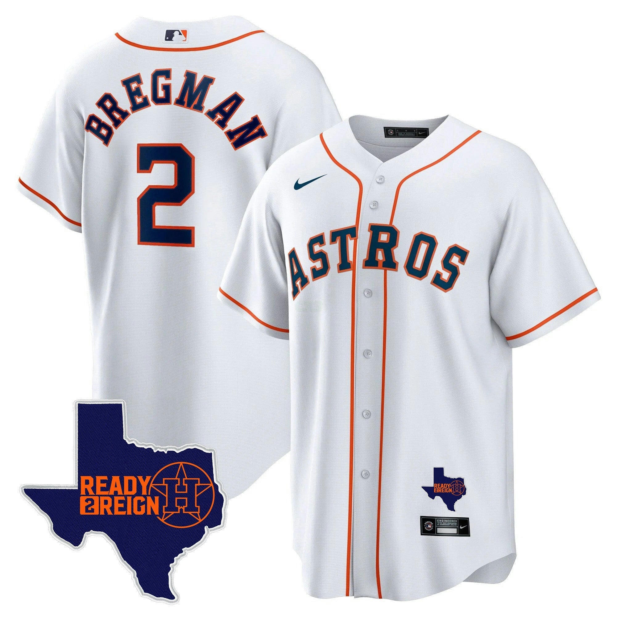 Camisa MLB Men’s Houston 2024 Ready 2 Reign Cool Base Jersey