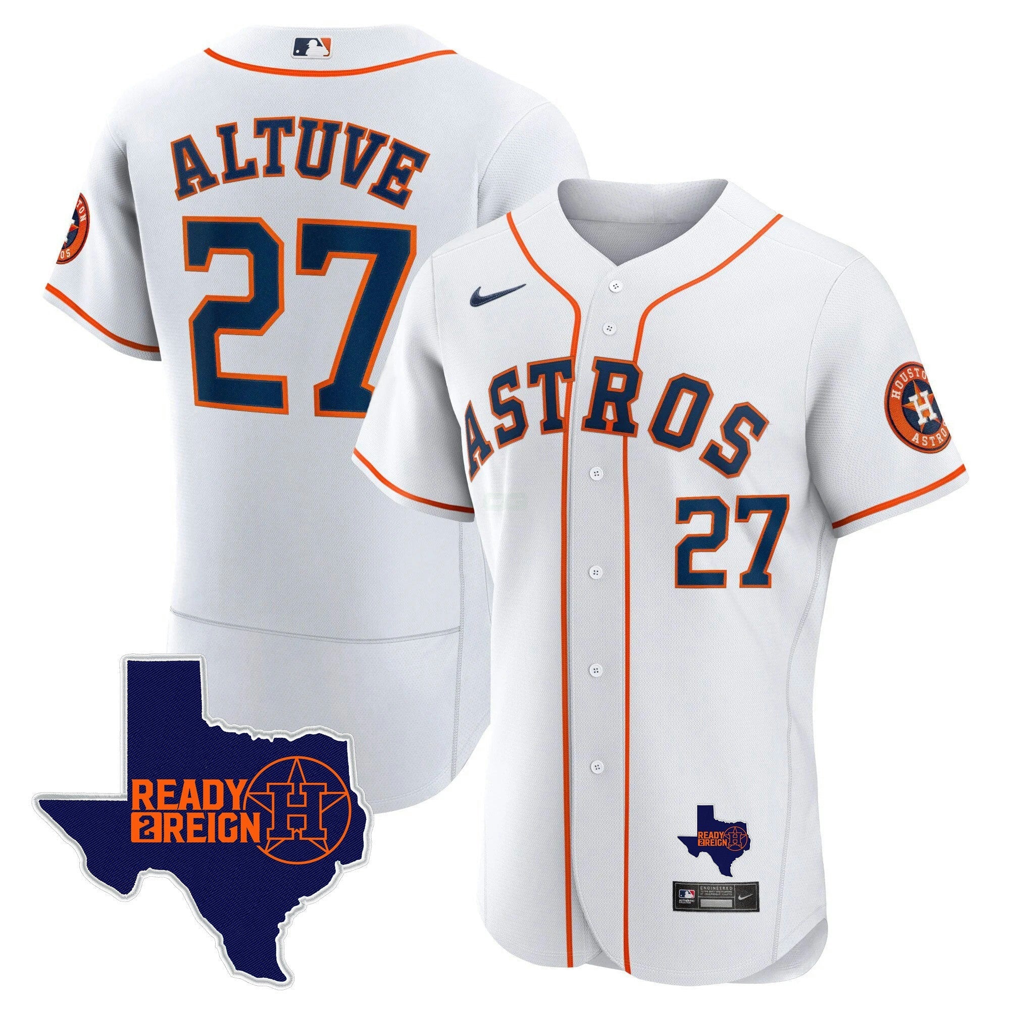 Camisa MLB Men’s Houston 2024 Ready 2 Reign Flex Base Jersey