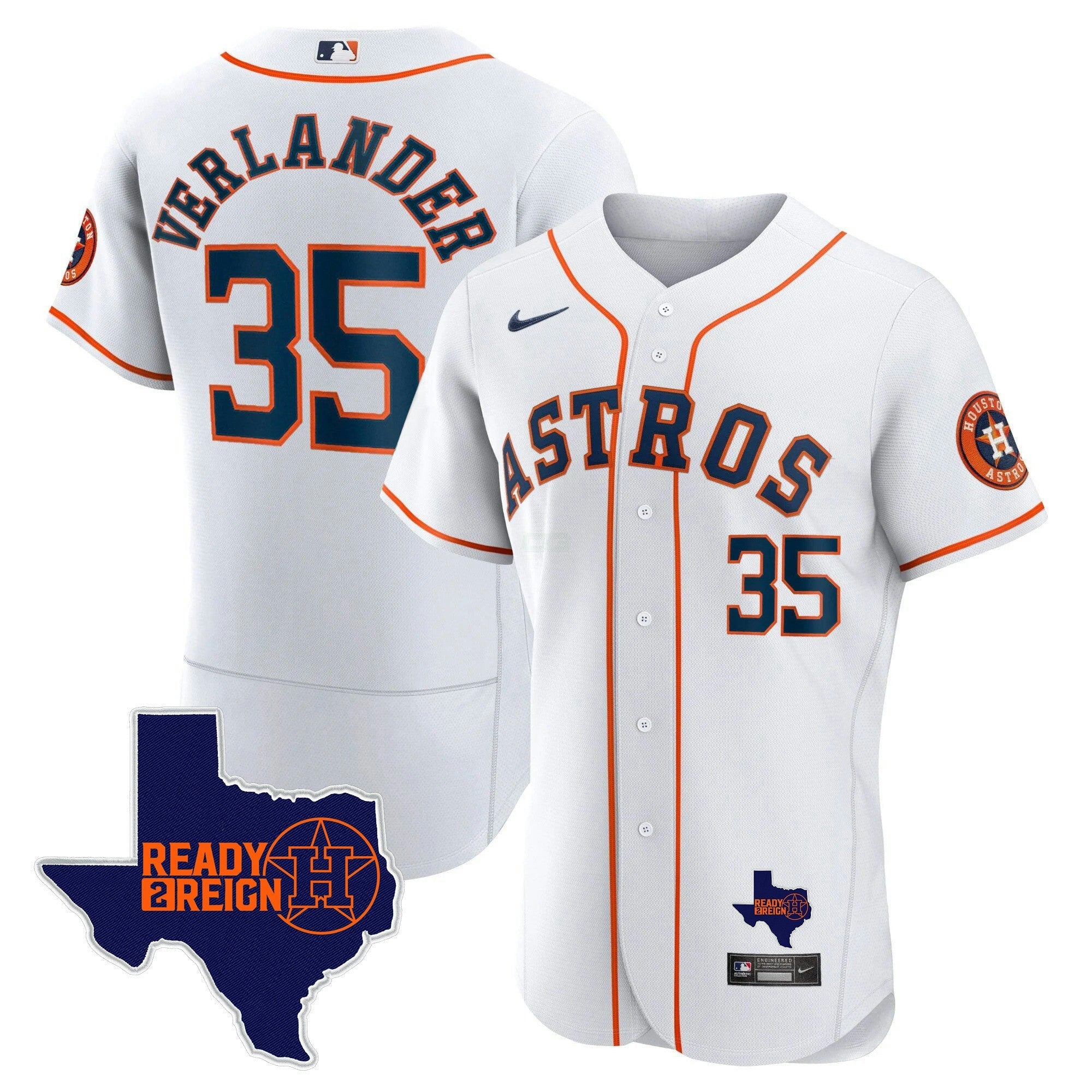 Camisa MLB Men’s Houston 2024 Ready 2 Reign Flex Base Jersey
