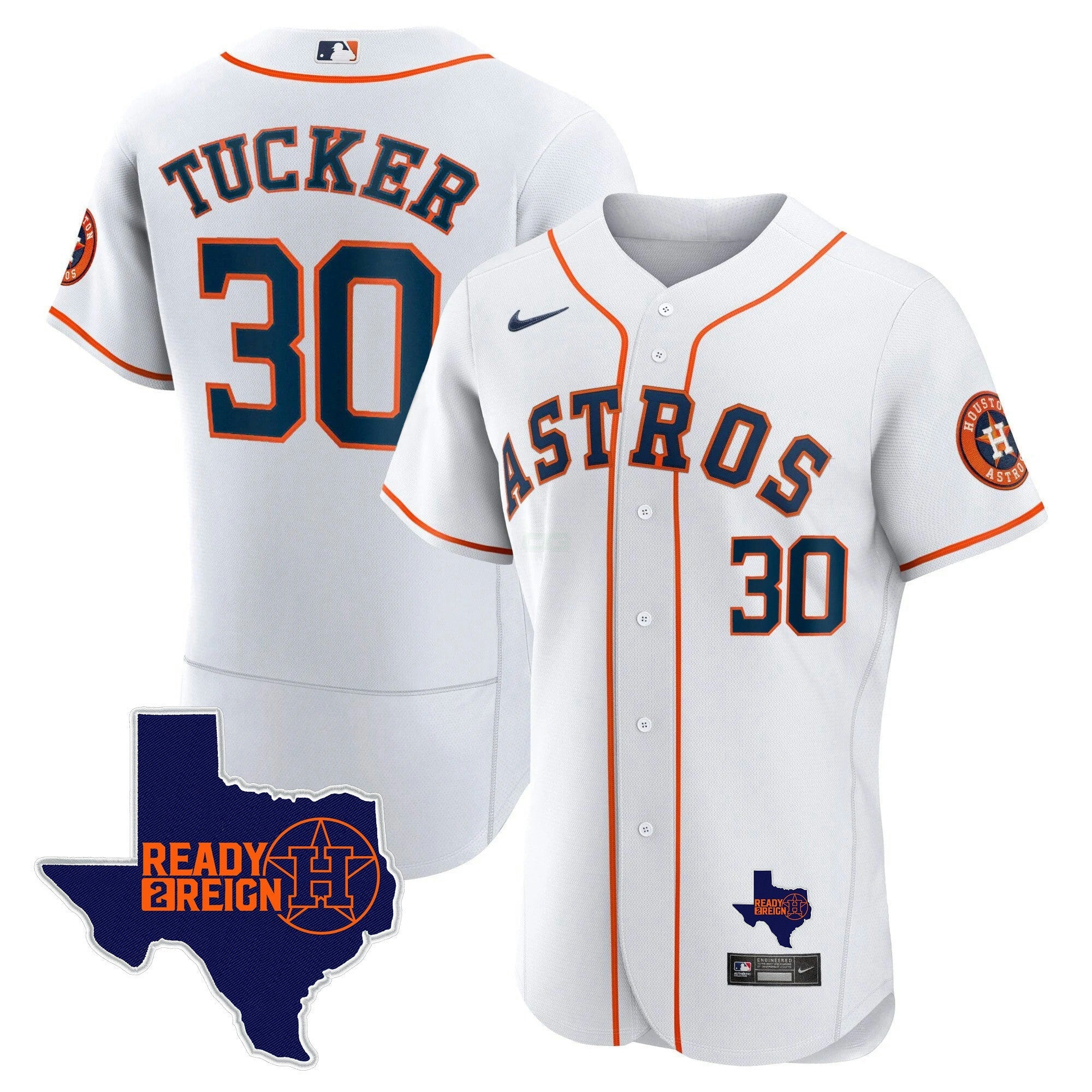 Camisa MLB Men’s Houston 2024 Ready 2 Reign Flex Base Jersey