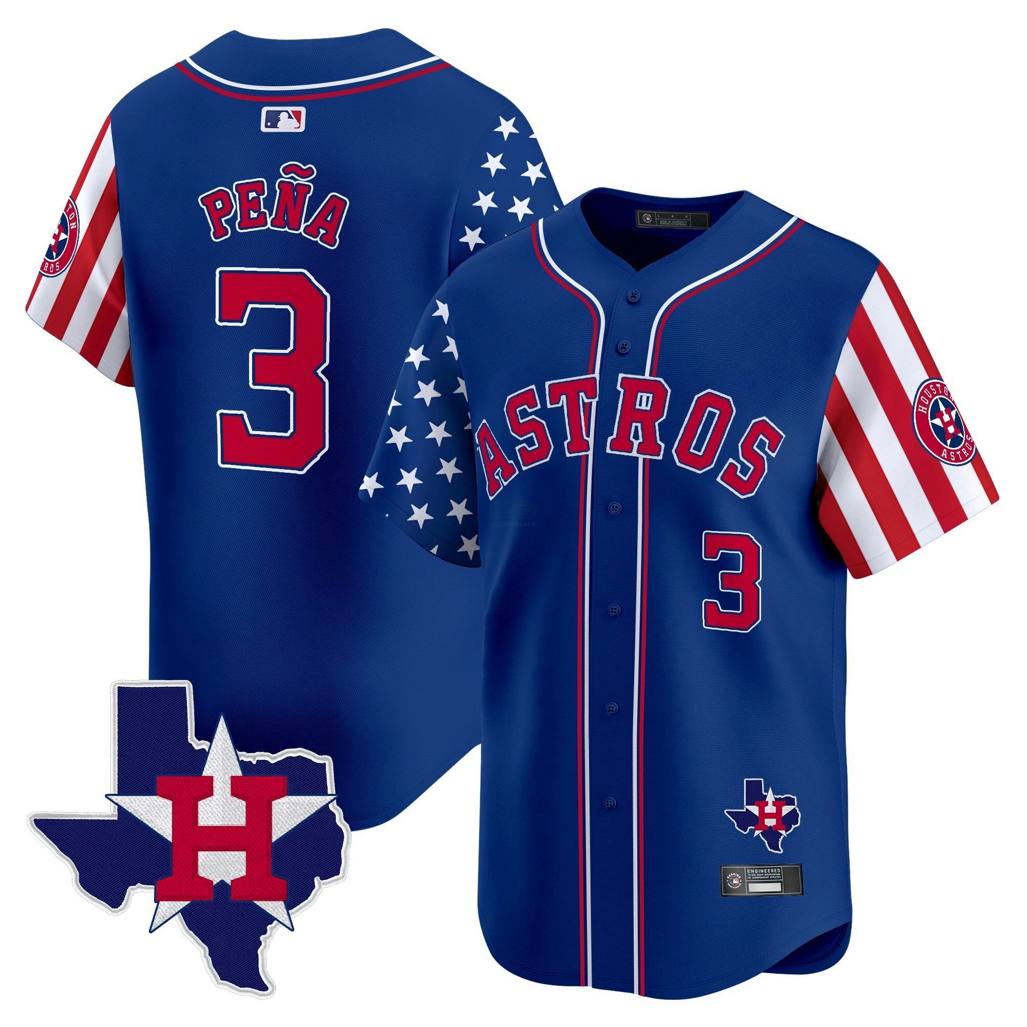 Camisa MLB Men’s Houston 2025 Independence Day Vapor Premier Limited Jersey