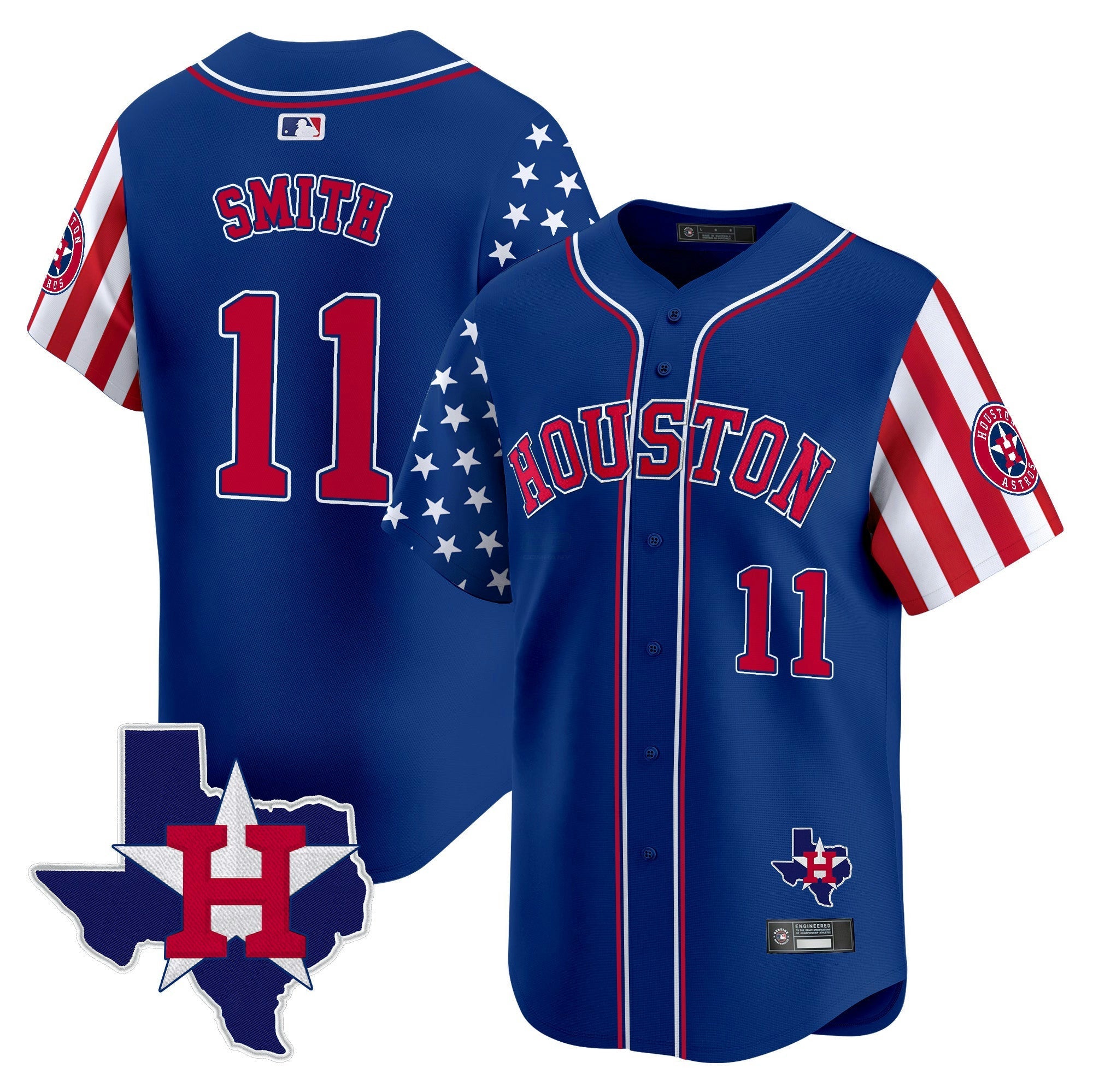 Camisa MLB Men’s Houston 2025 Independence Day Vapor Premier Limited Jersey V2