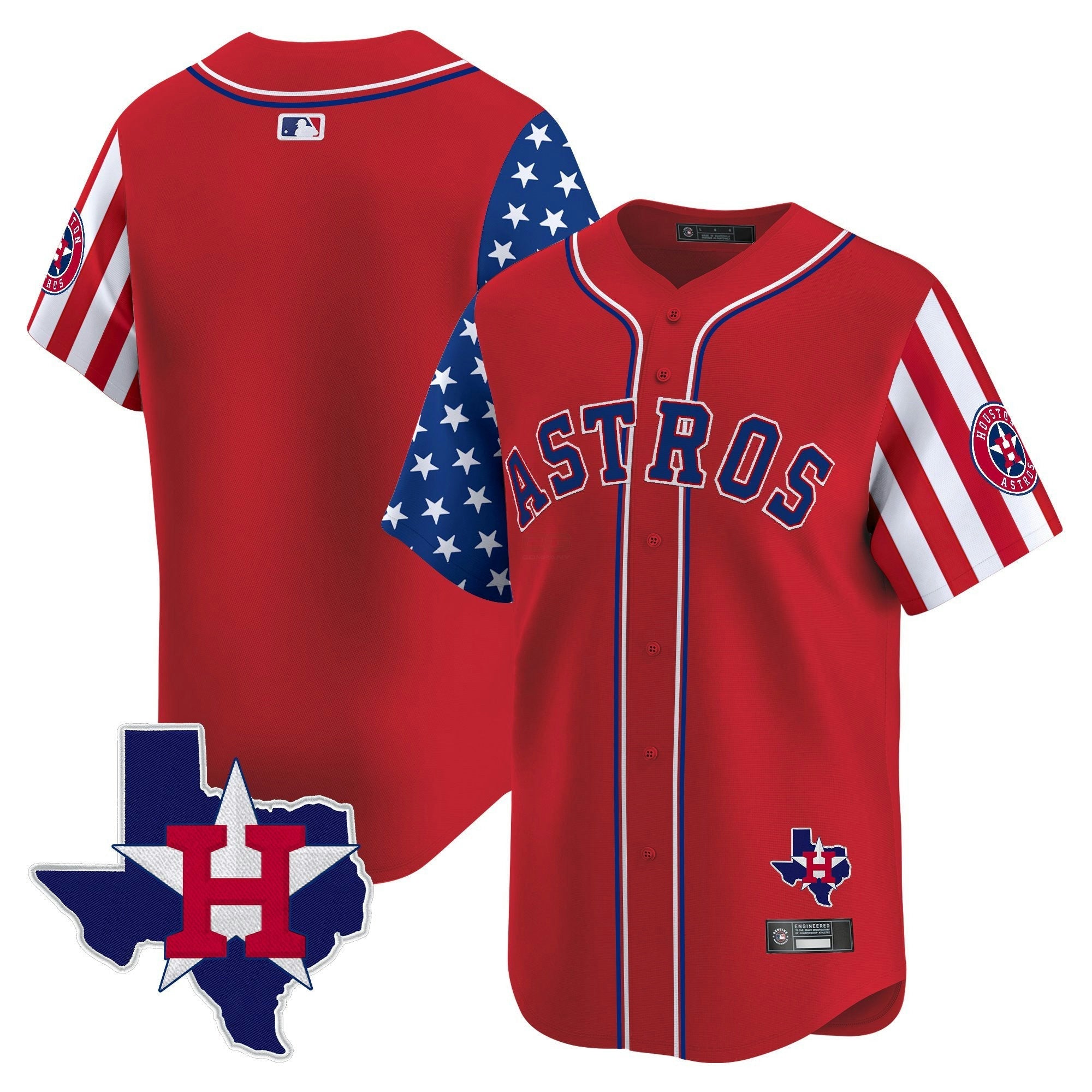 Camisa MLB Men’s Houston 2025 Independence Day Vapor Premier Limited Jersey