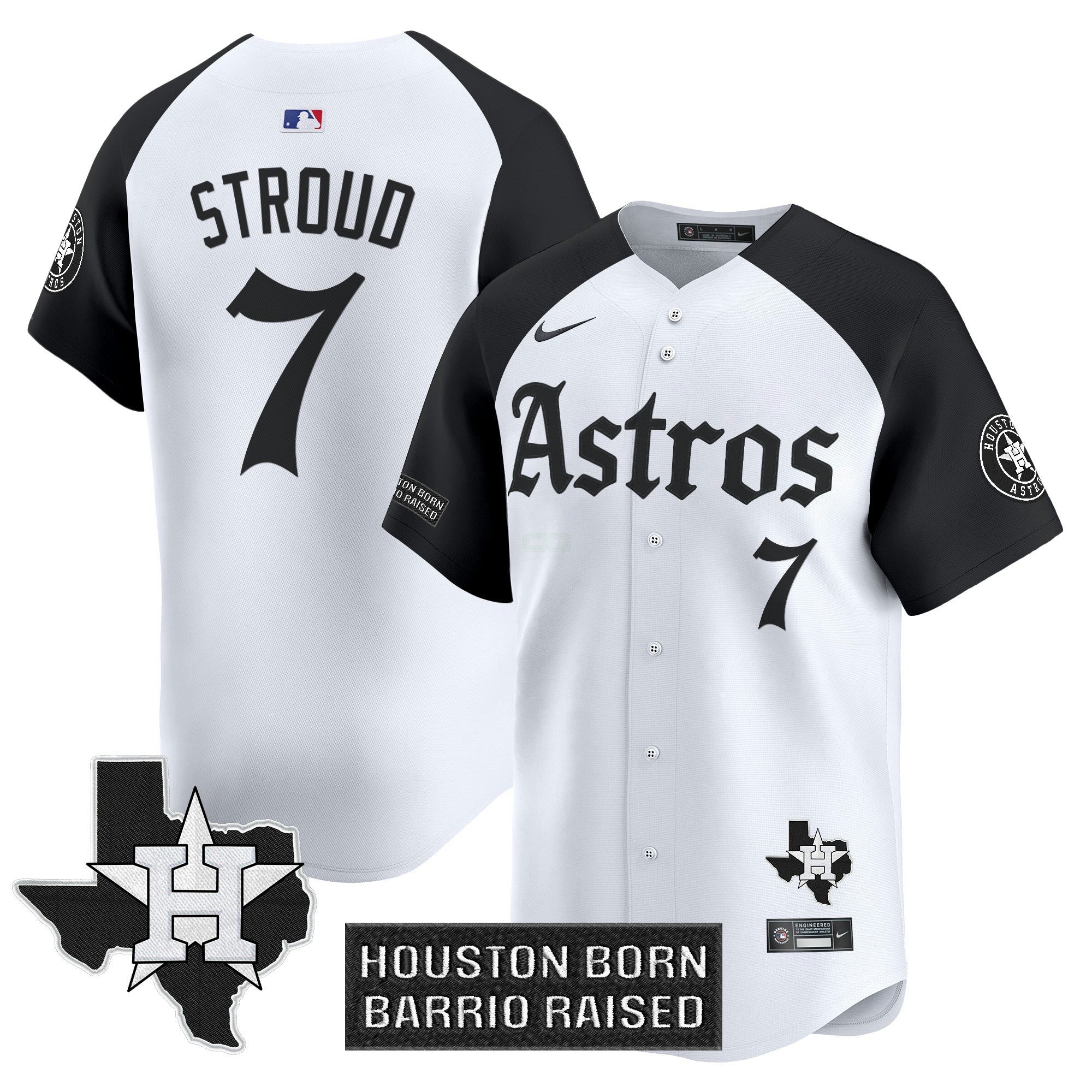 Camisa MLB Men’s Houston ‘Gothic Edition’ Vapor Premier Limited Jersey