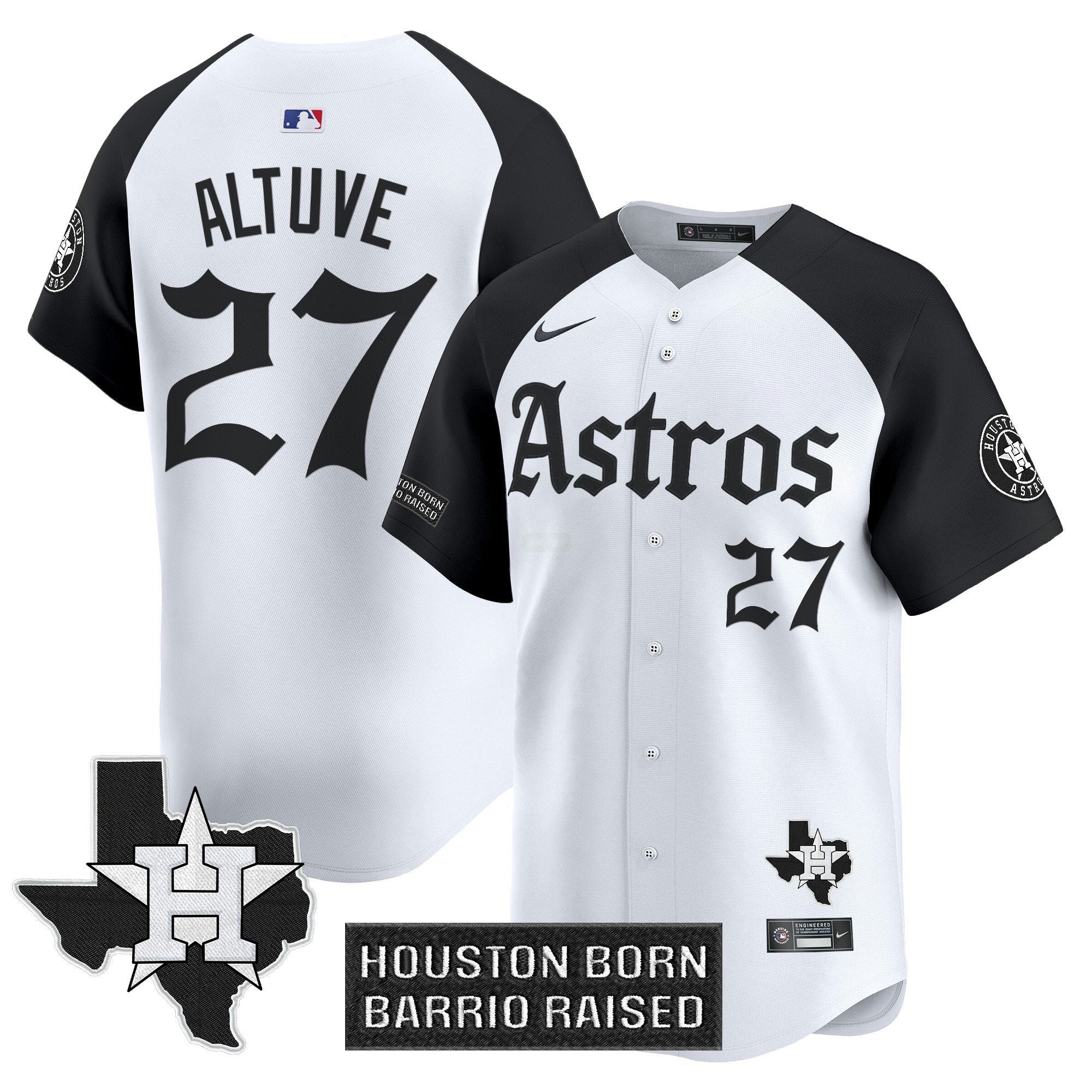 Camisa MLB Men’s Houston ‘Gothic Edition’ Vapor Premier Limited Jersey