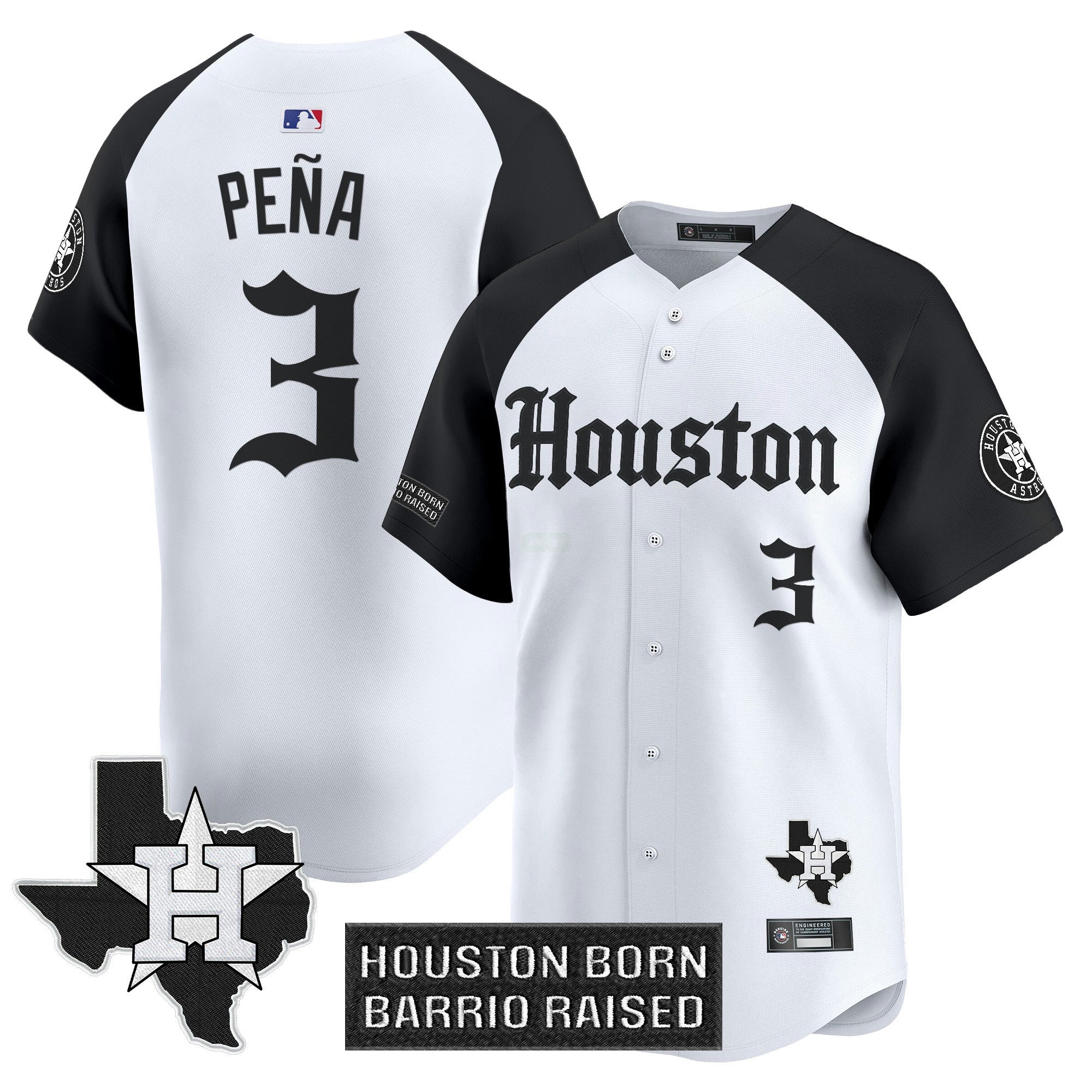 Camisa MLB Men’s Houston ‘Gothic Edition’ Vapor Premier Limited Jersey V2