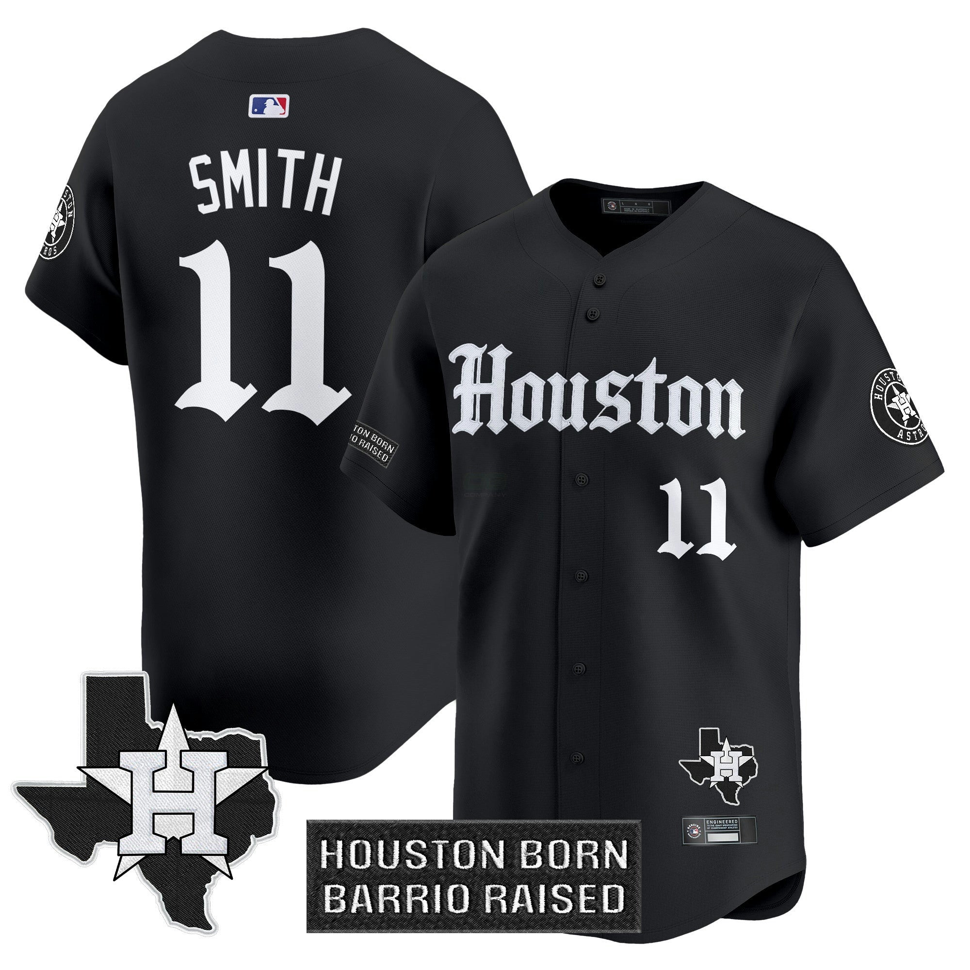 Camisa MLB Men’s Houston ‘Gothic Edition’ Vapor Premier Limited Jersey V2