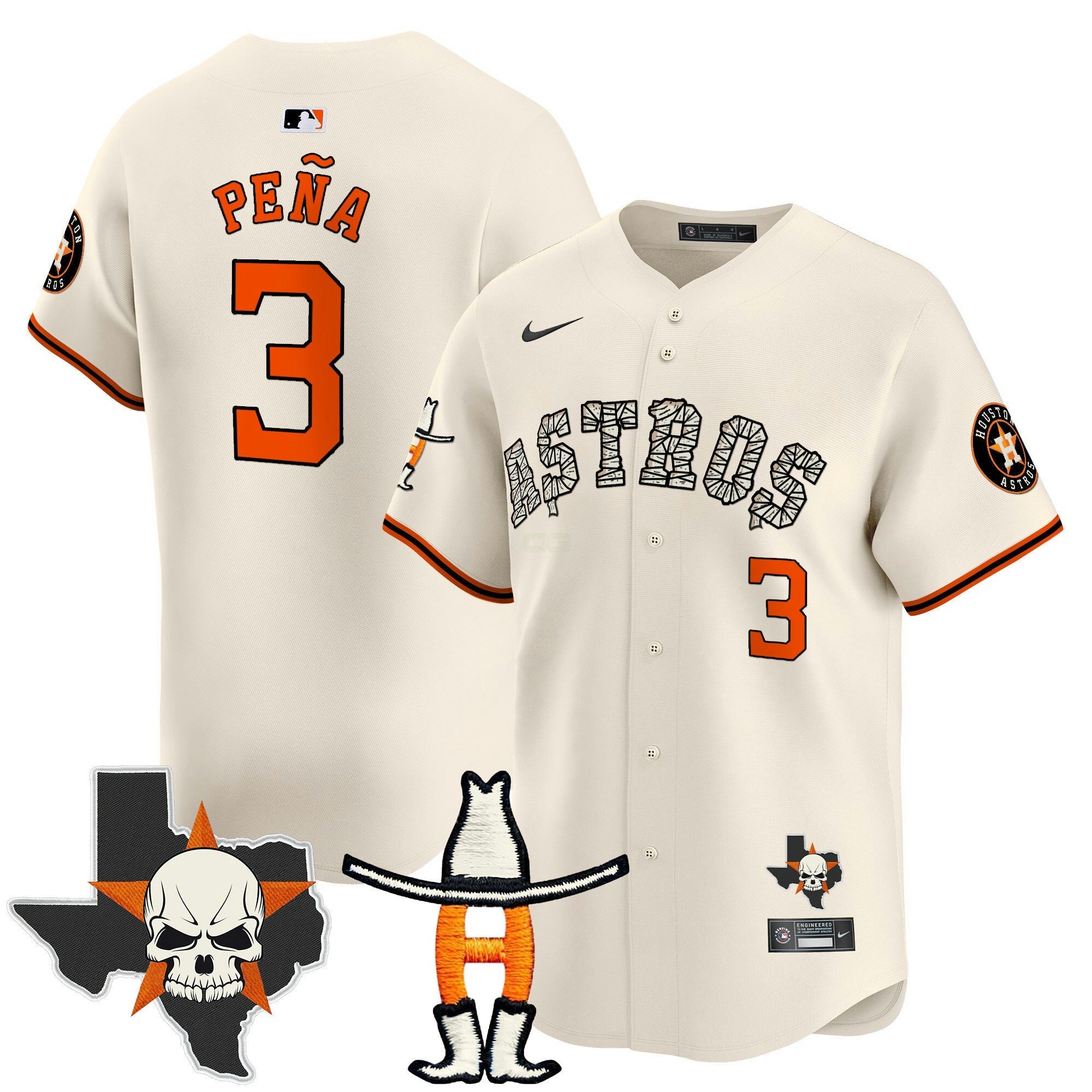 Camisa MLB Men’s Houston Halloween Vapor Premier Limited Jersey