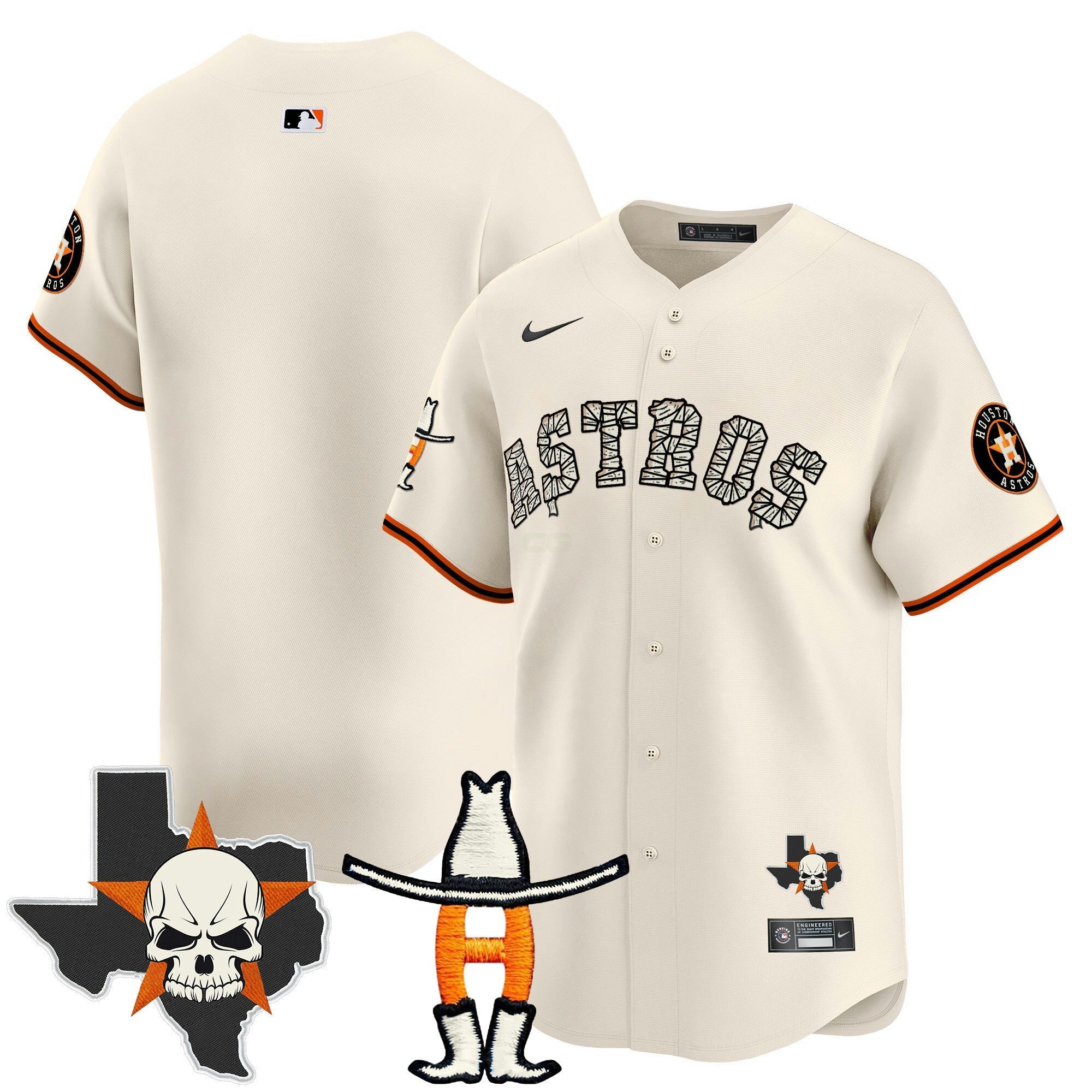 Camisa MLB Men’s Houston Halloween Vapor Premier Limited Jersey