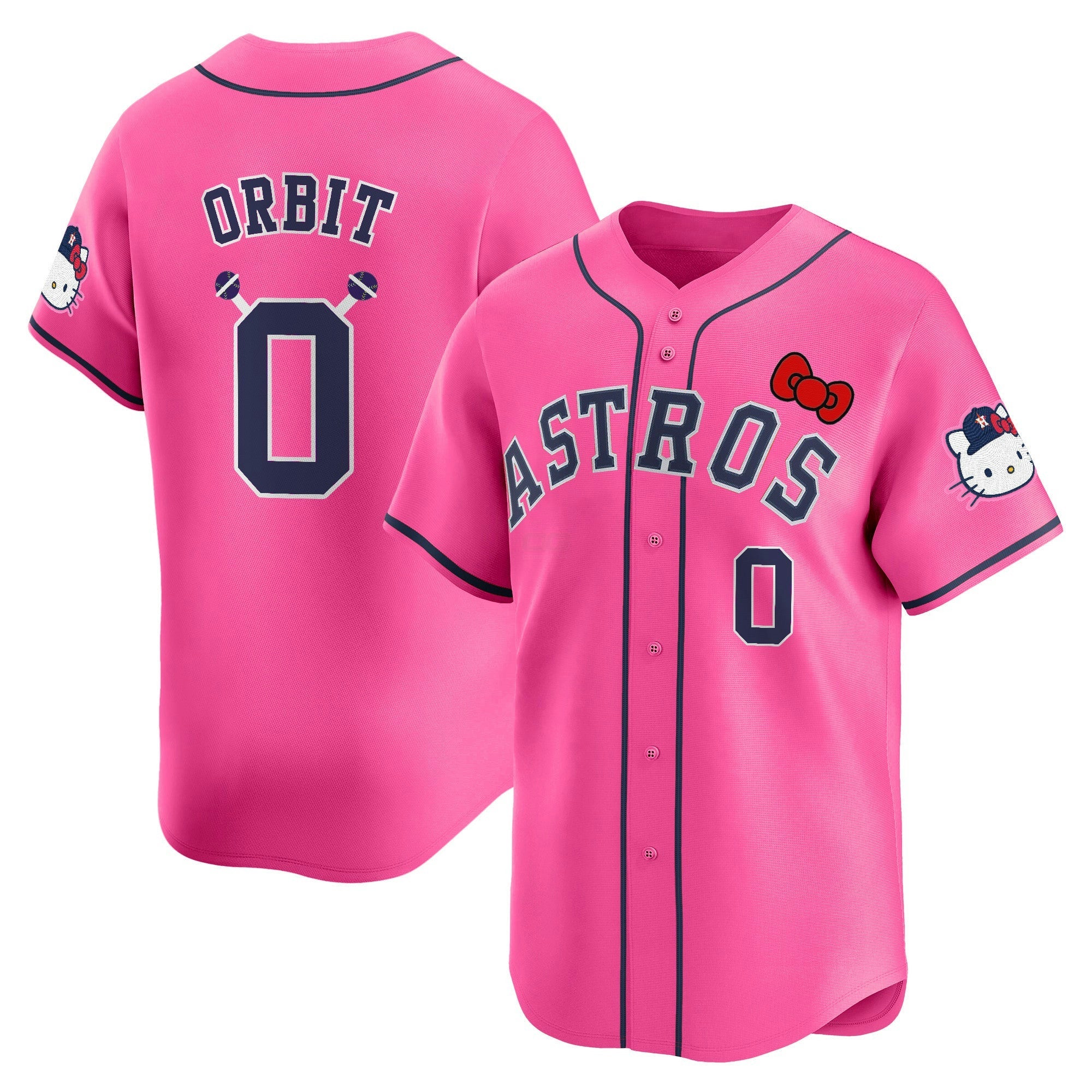 Camisa MLB Men’s Houston Hello Kitty Vapor Premier Limited Jersey V2