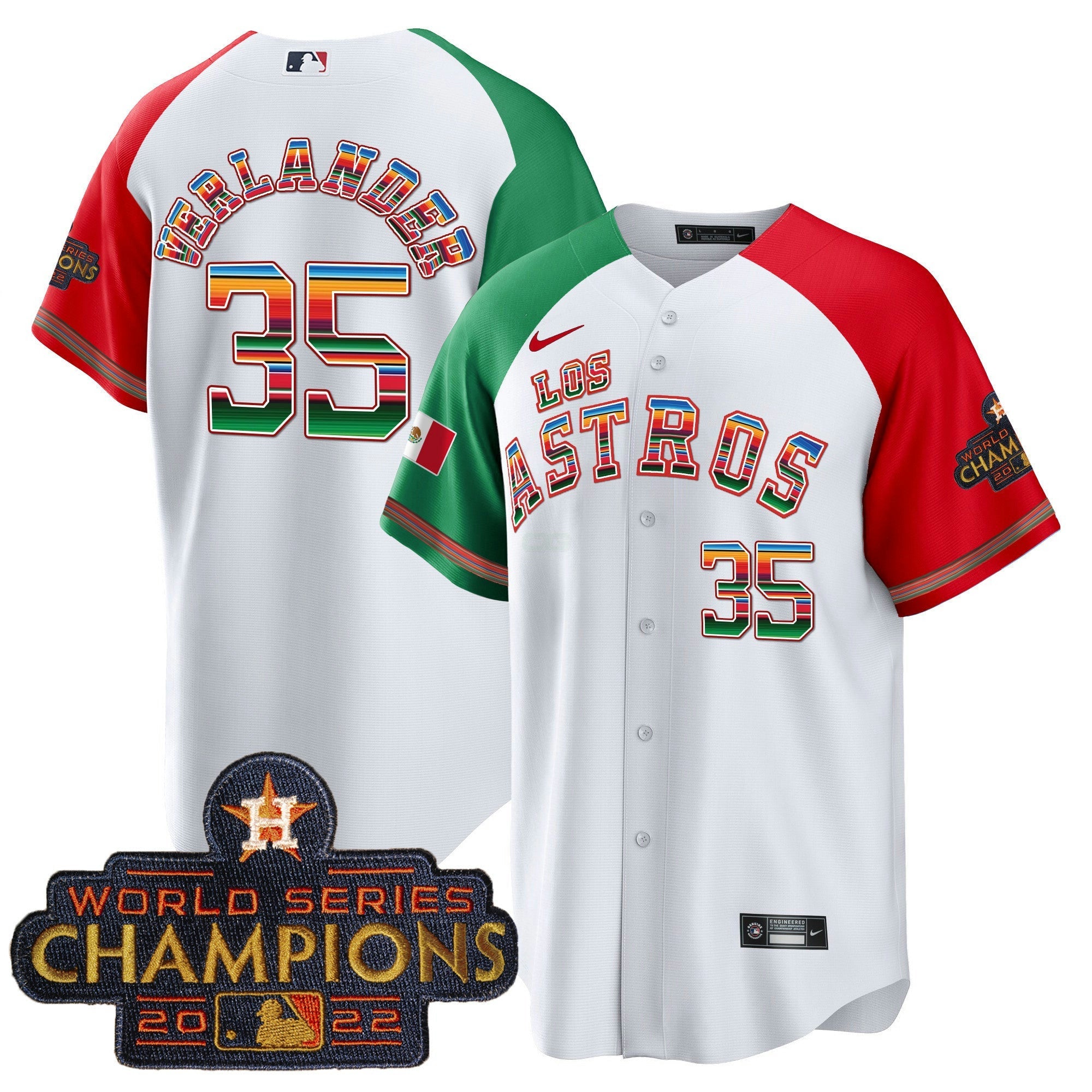 Camisa MLB Men’s Houston Los Mexico Jersey