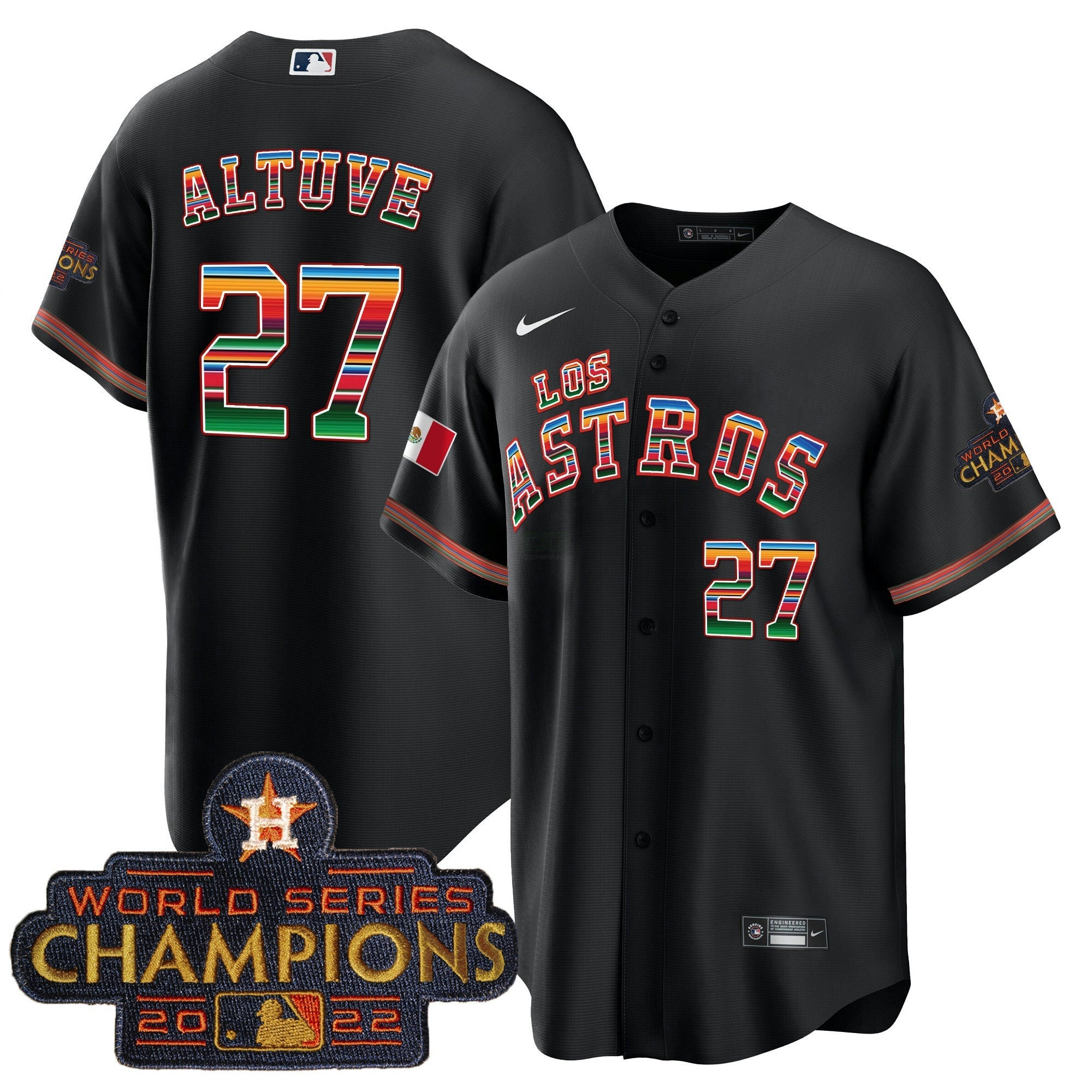 Camisa MLB Men’s Houston Los Mexico Jersey