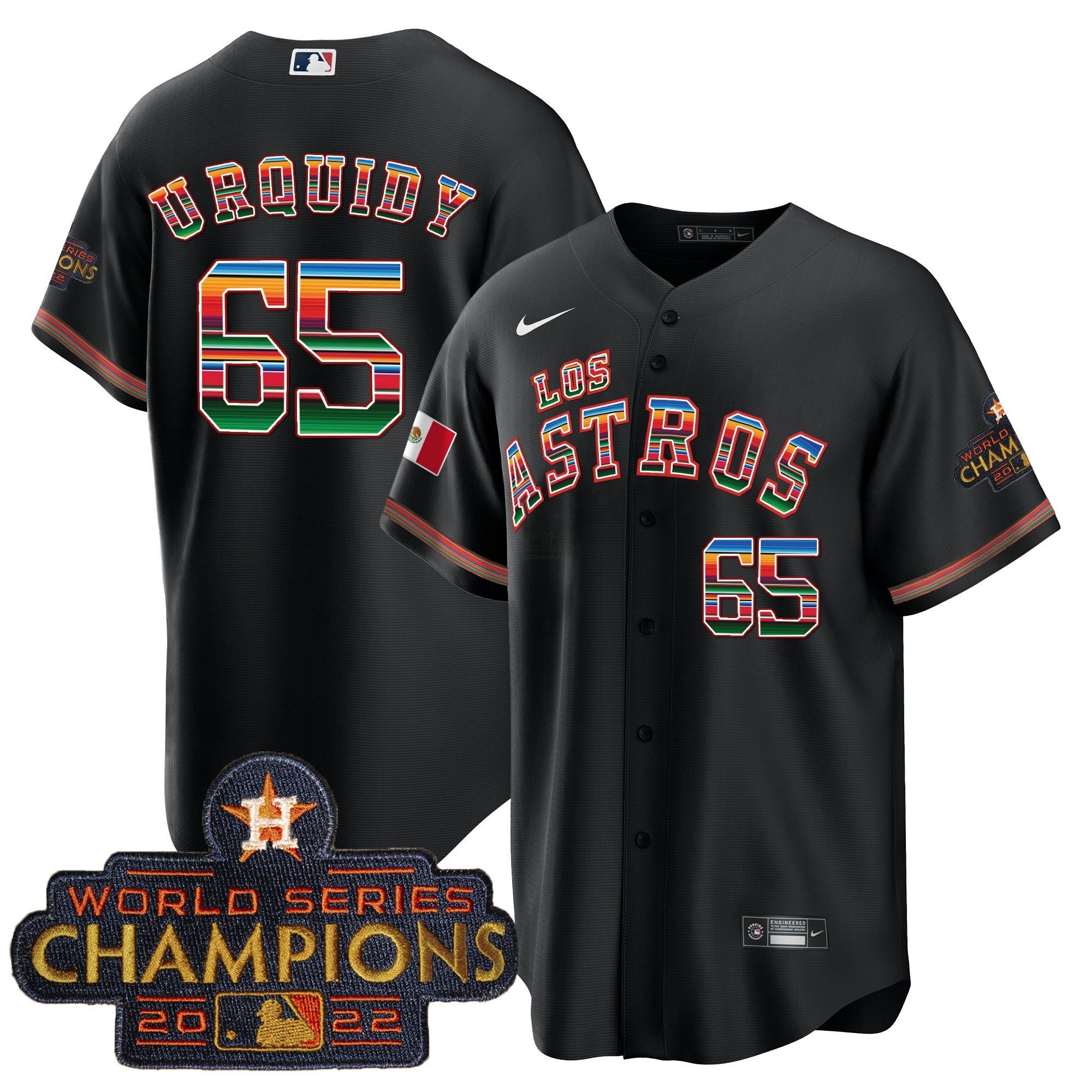 Camisa MLB Men’s Houston Los Mexico Jersey