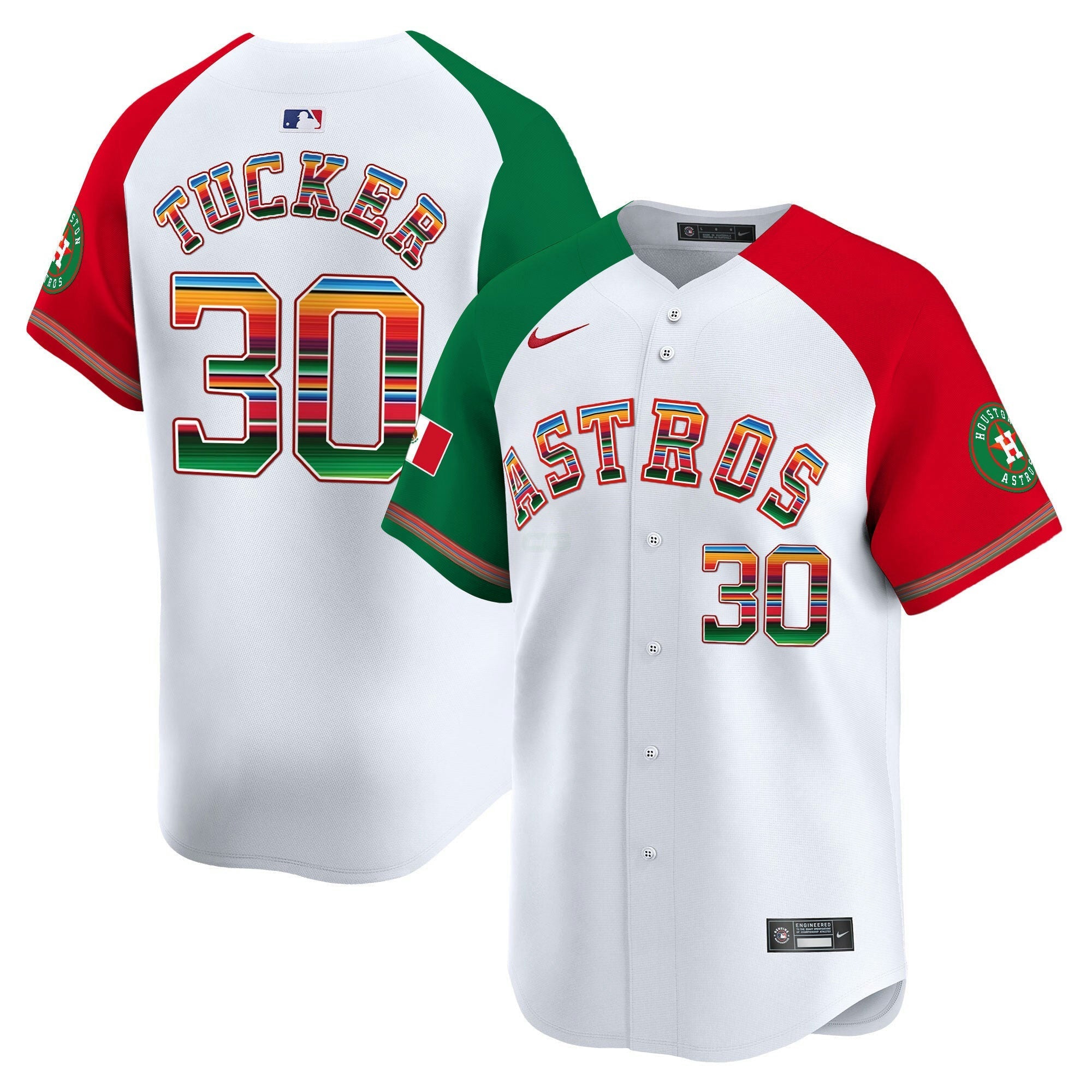 Camisa MLB Men’s Houston Mexico Vapor Premier Limited Jersey