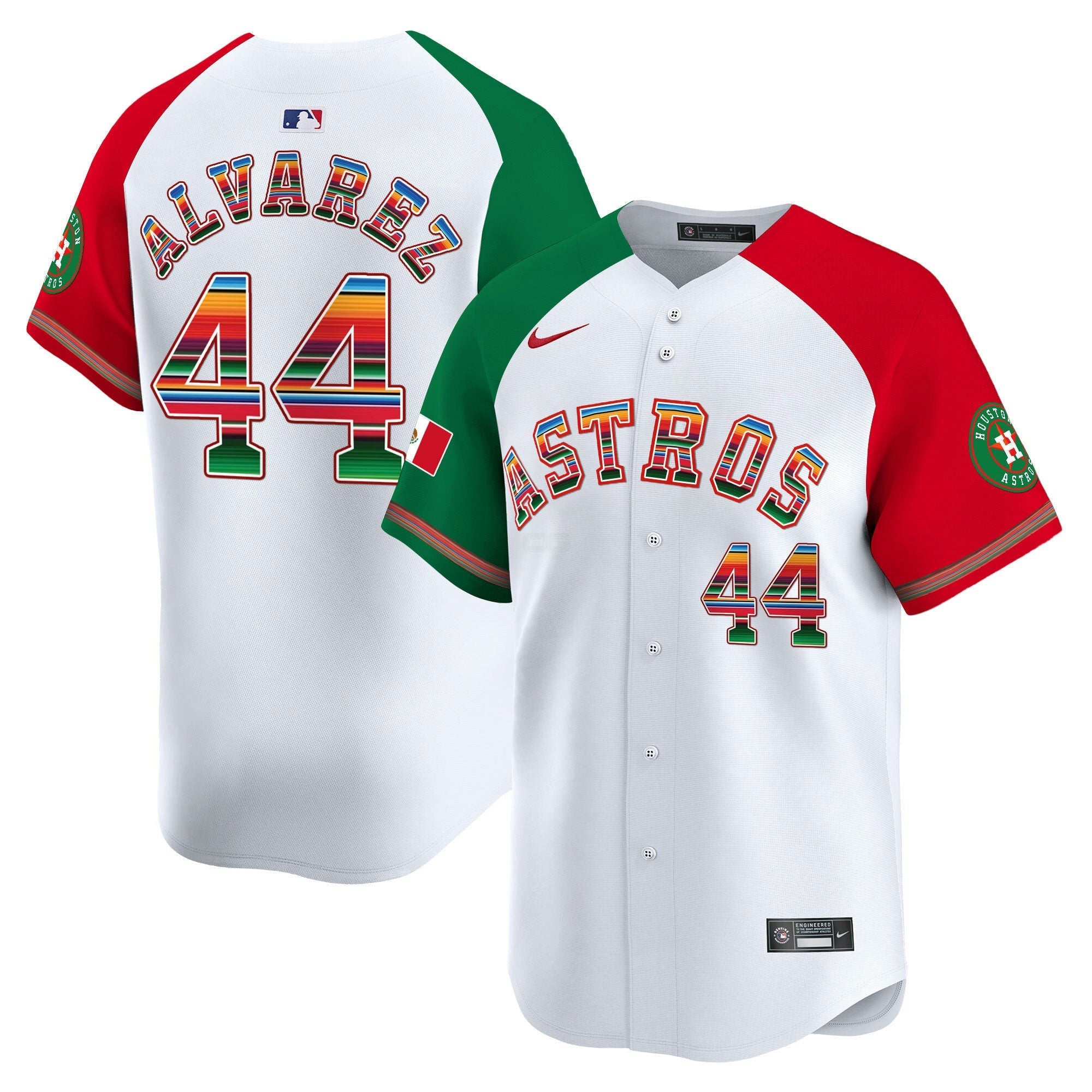 Camisa MLB Men’s Houston Mexico Vapor Premier Limited Jersey