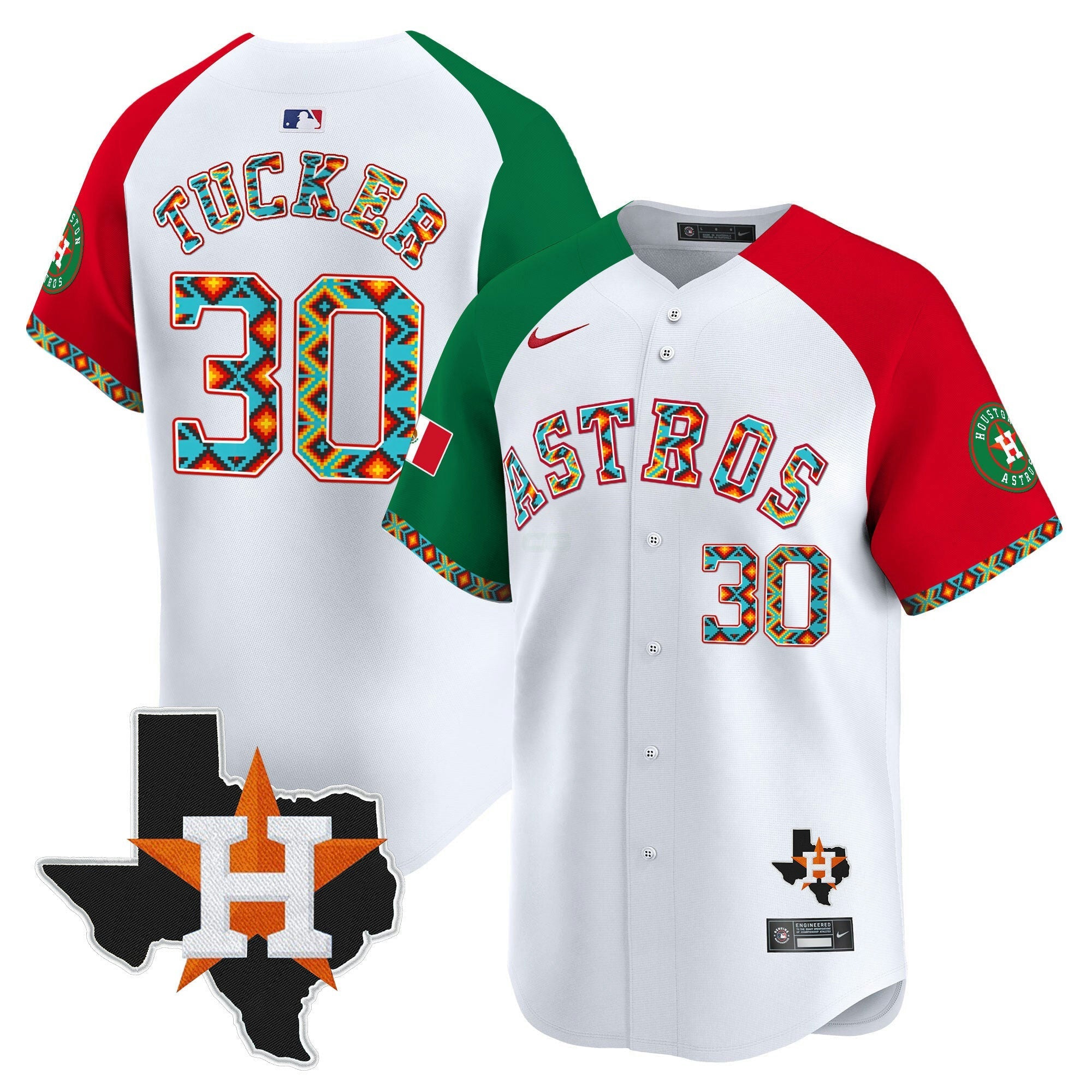 Camisa MLB Men’s Houston Mexico Vapor Premier Limited Jersey V3