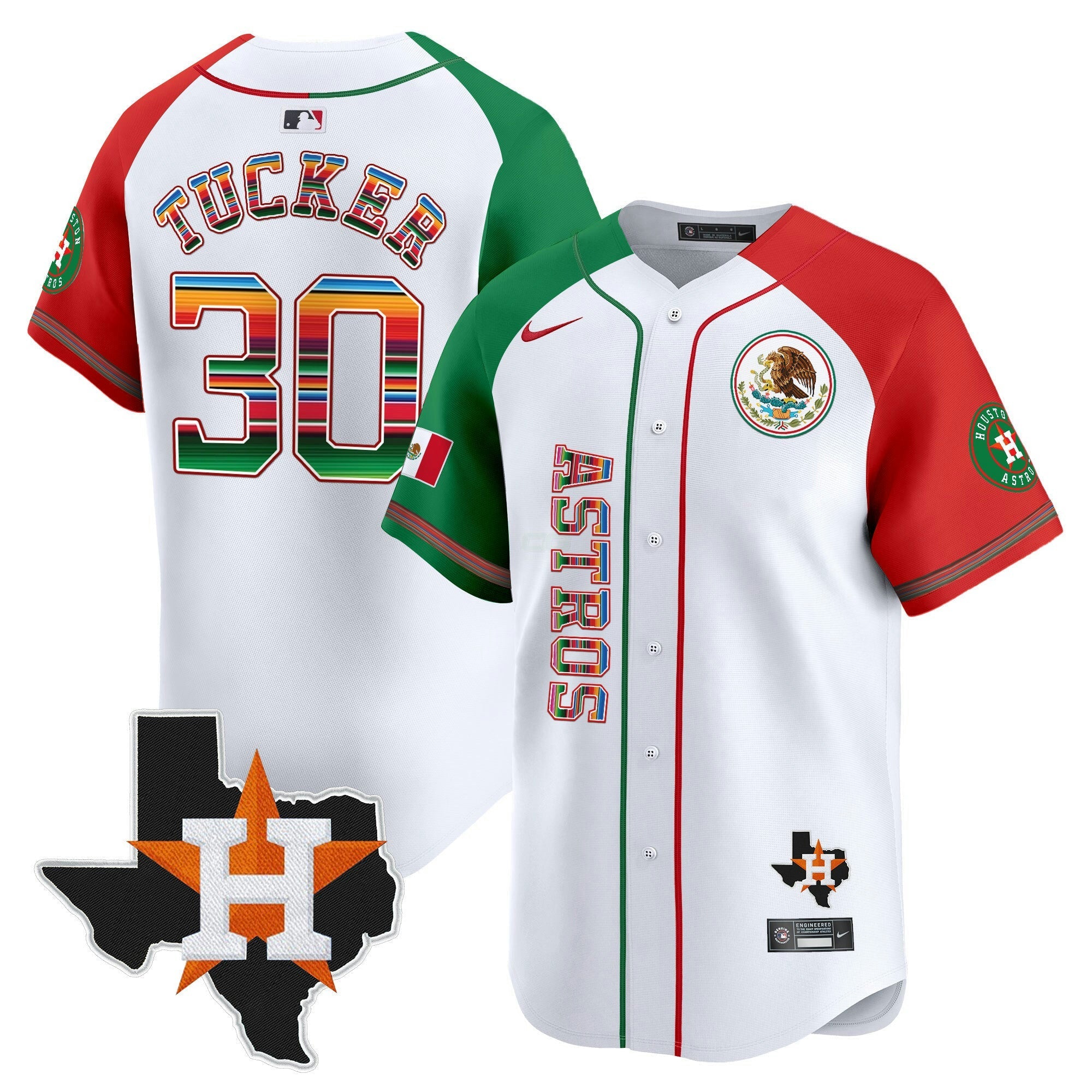 Camisa MLB Men’s Houston Mexico Vapor Premier Limited Jersey V4