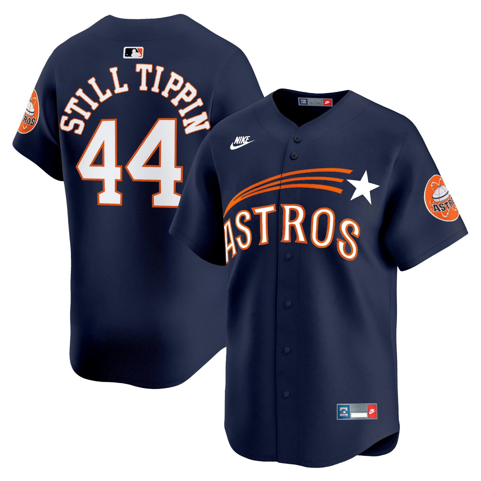 Camisa MLB Men’s Houston Throwback Cooperstown Vapor Premier Limited Jersey