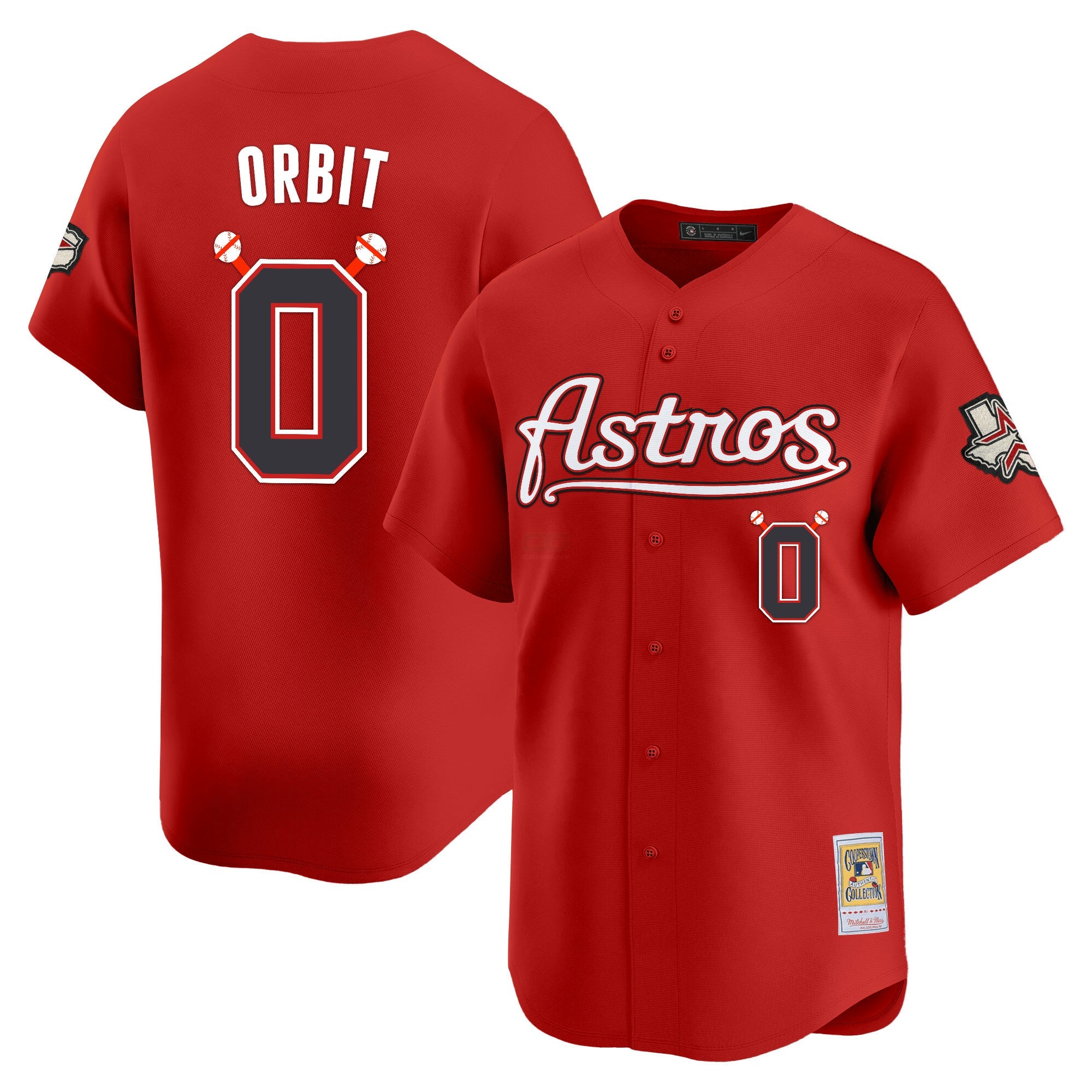 Camisa MLB Men’s Houston Throwback Vapor Premier Limited Jersey