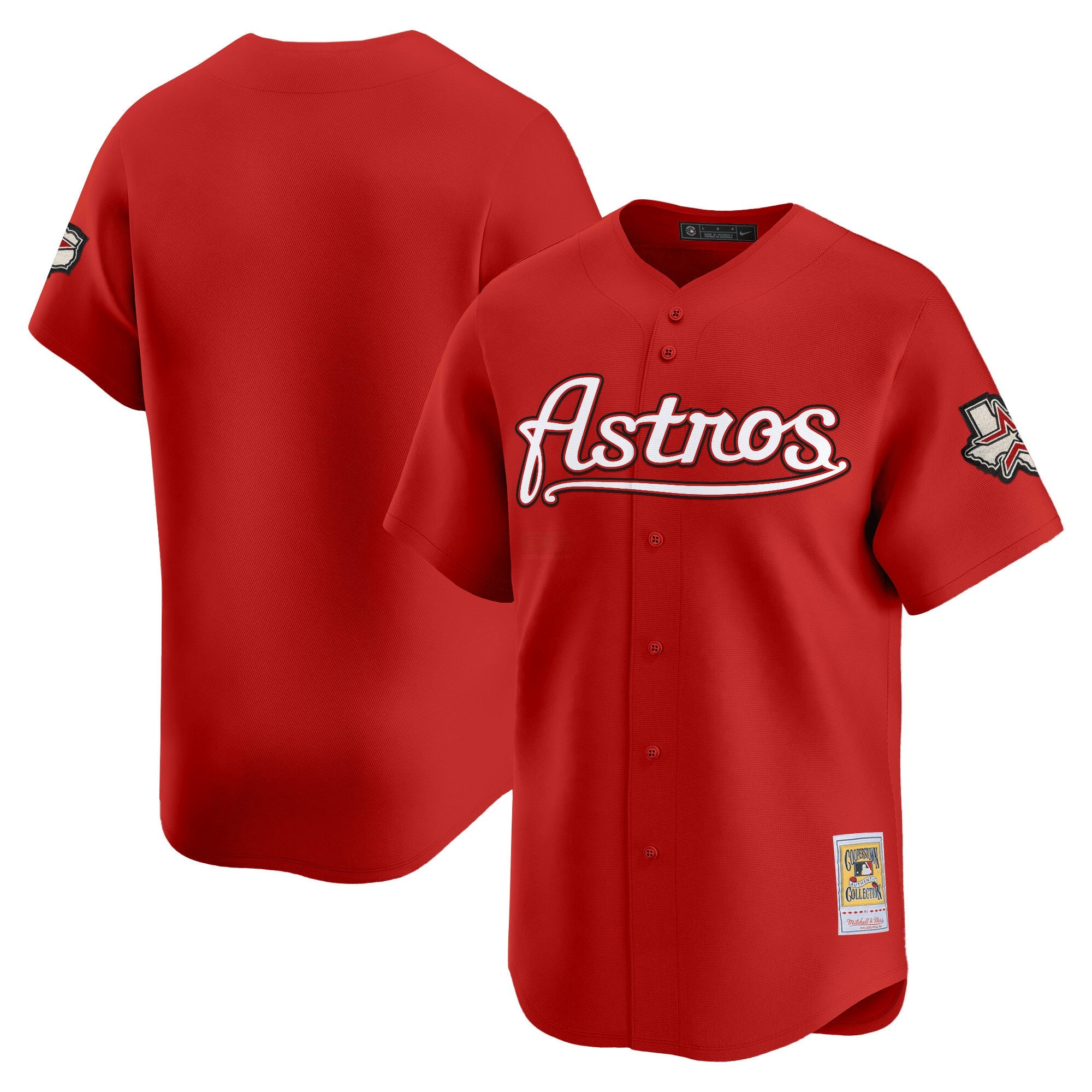 Camisa MLB Men’s Houston Throwback Vapor Premier Limited Jersey
