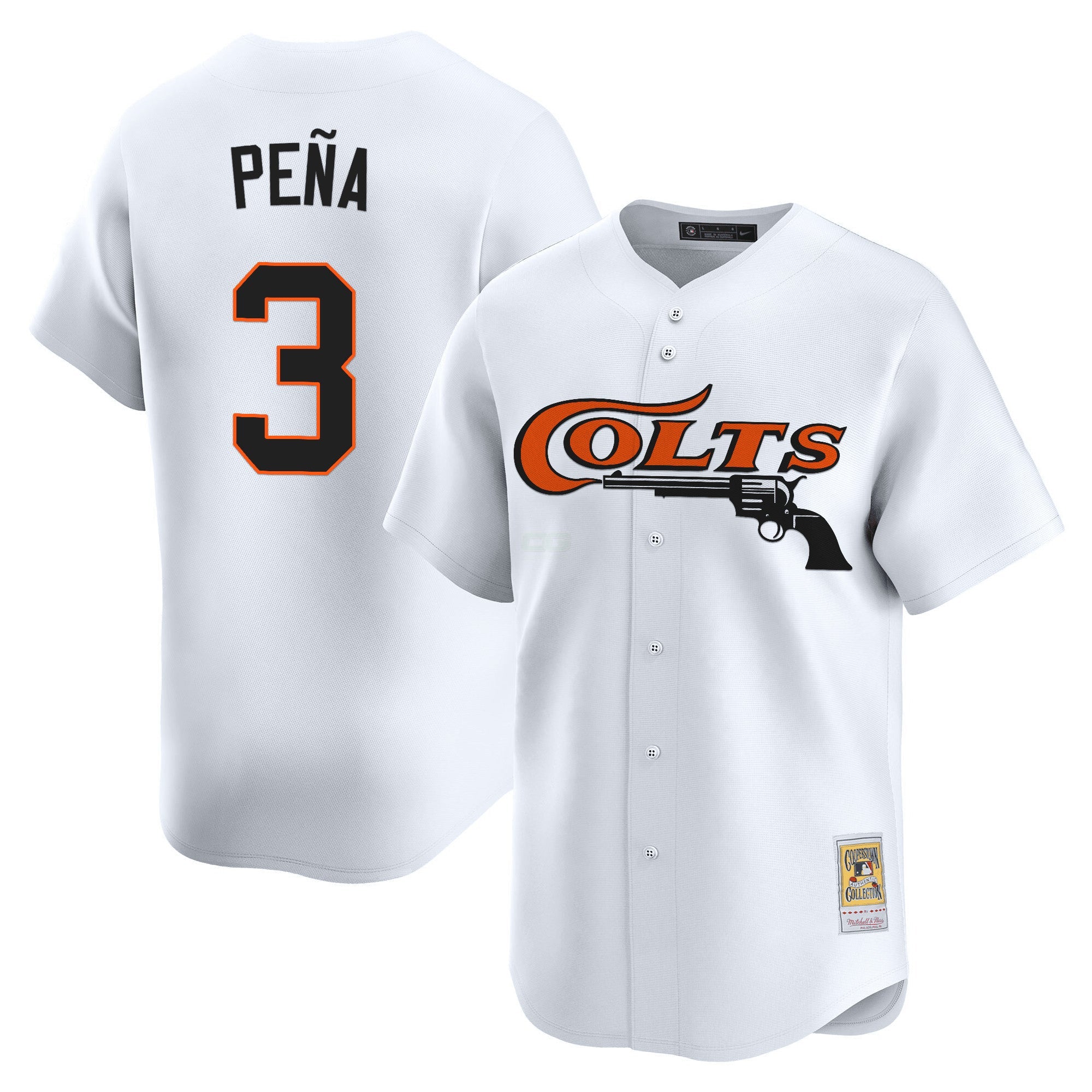 Camisa MLB Men’s Houston Throwback Vapor Premier Limited Jersey