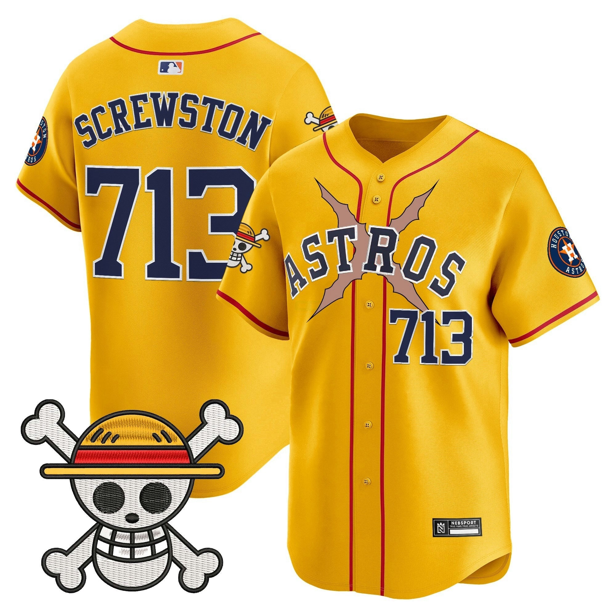 Camisa MLB Men’s Houston x One Piece 2025 Vapor Premier Limited Jersey