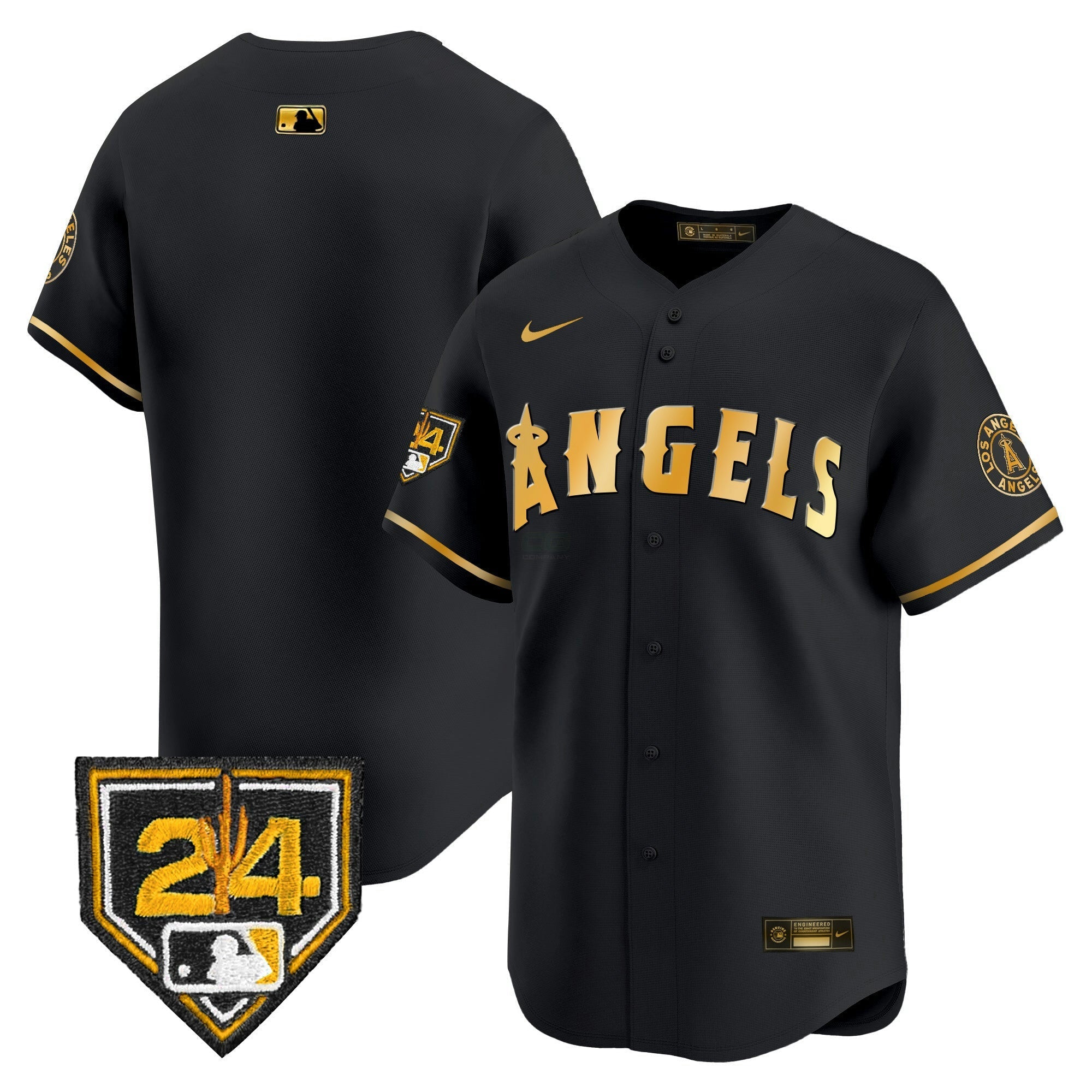 Camisa MLB Men’s Los Angeles 2024 Spring Training Patch Vapor Premier Limited Jersey