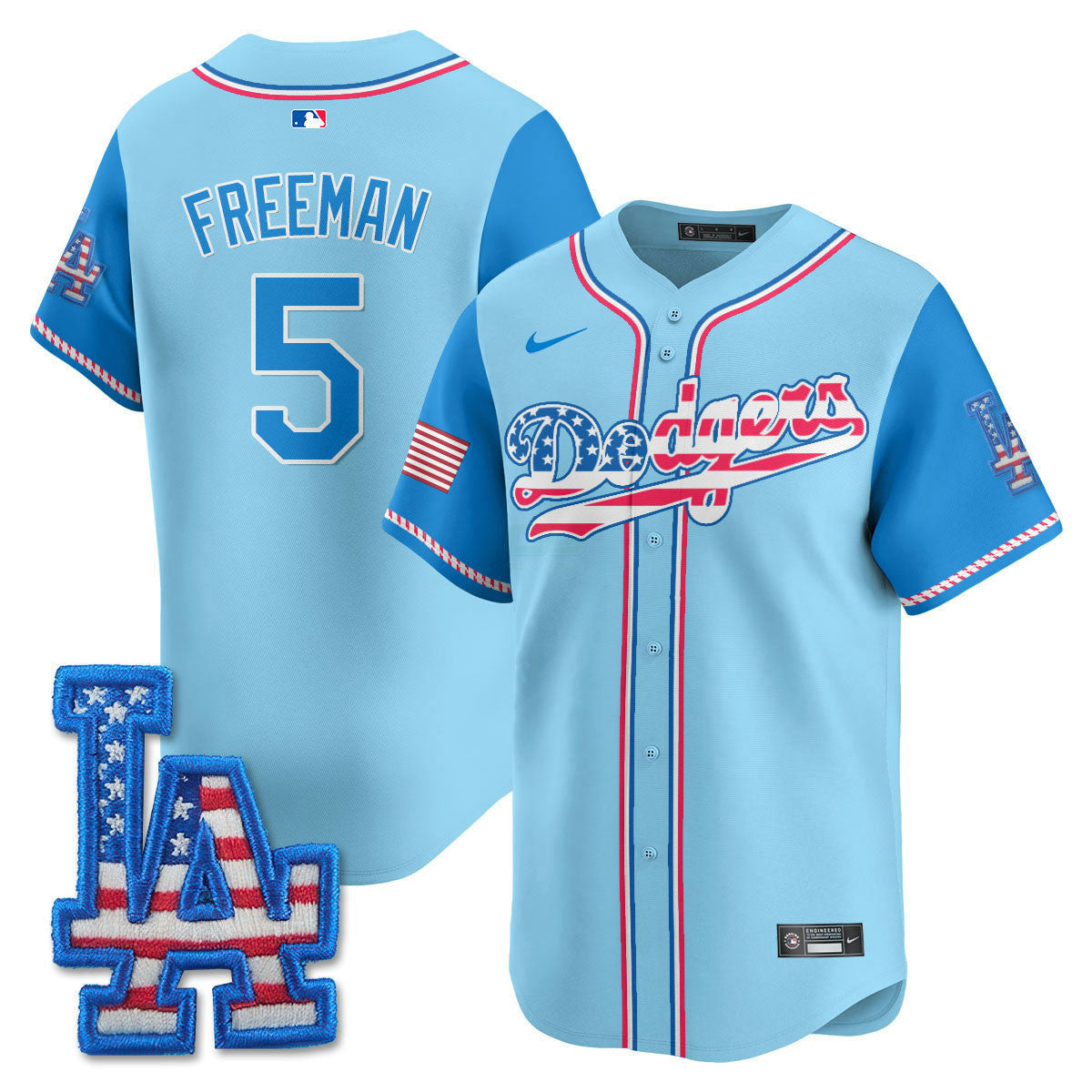 Camisa MLB Men’s Los Angeles 2025 Fourth of July Vapor Premier Limited Jersey