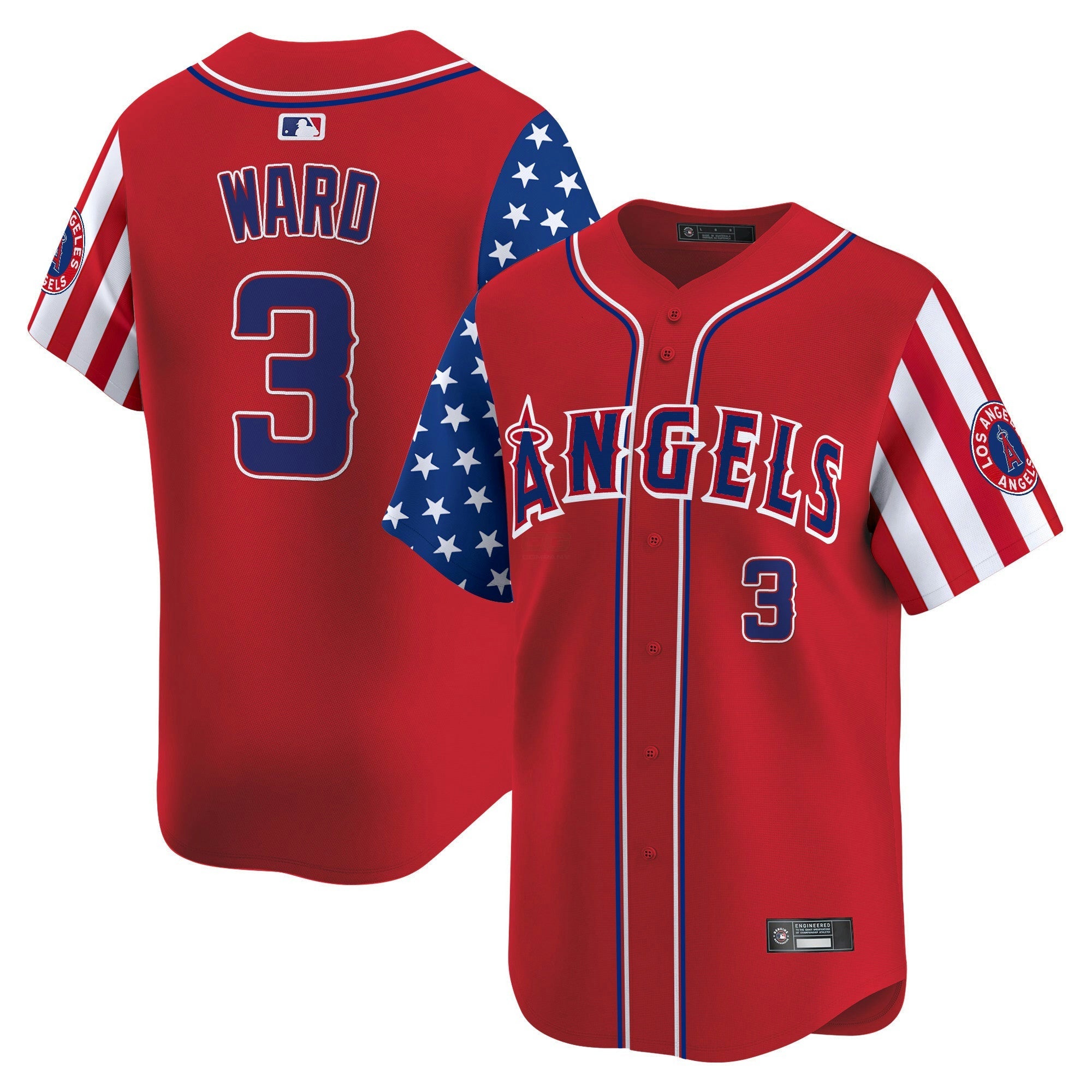 Camisa MLB Men’s Los Angeles 2025 Independence Day Vapor Premier Limited Jersey