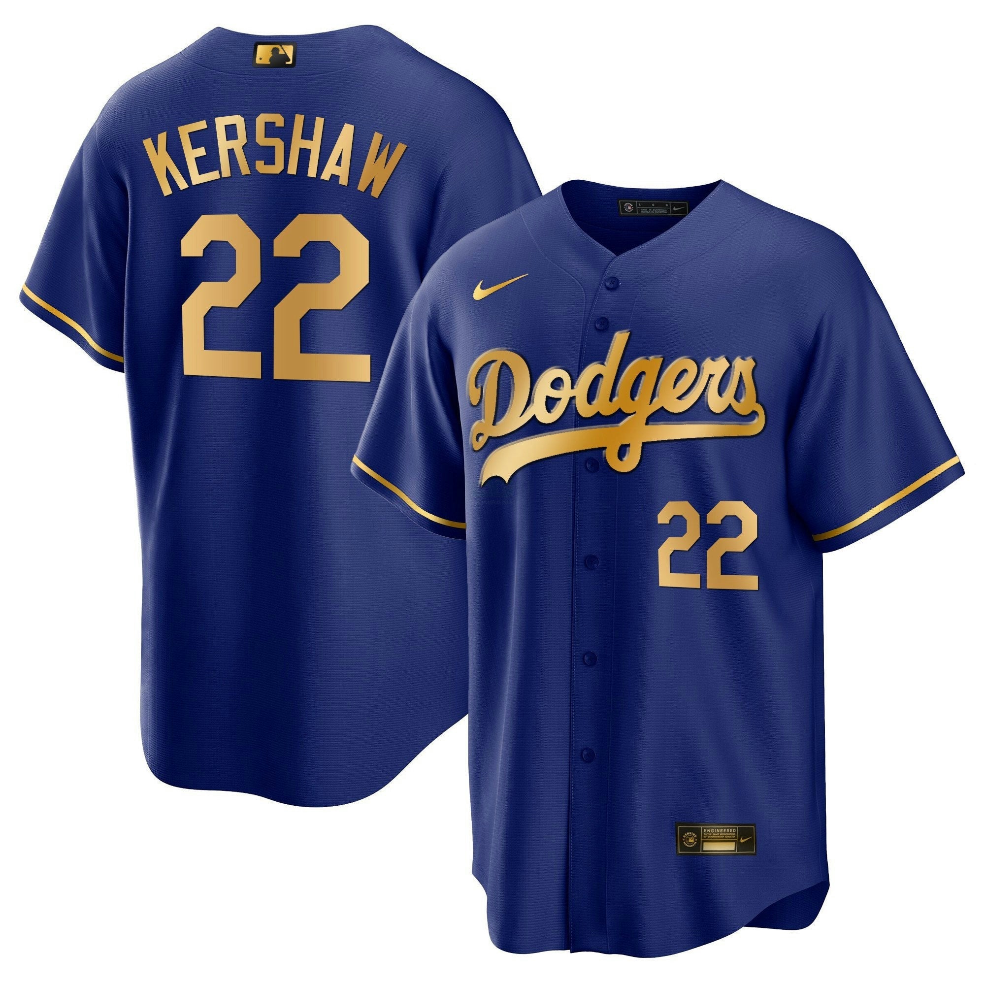 Camisa MLB Men’s Los Angeles Cool Base Dourada Jersey