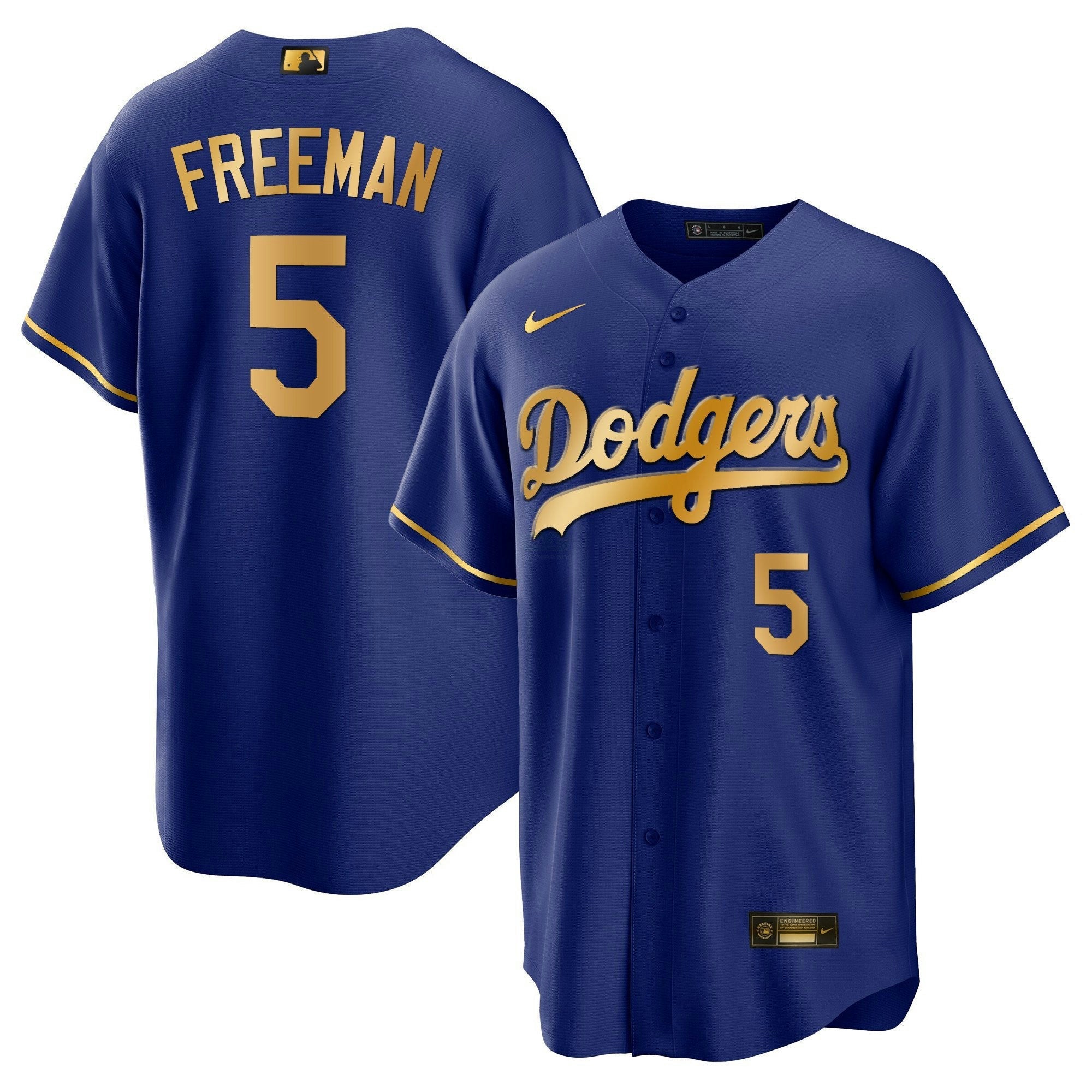 Camisa MLB Men’s Los Angeles Cool Base Dourada Jersey