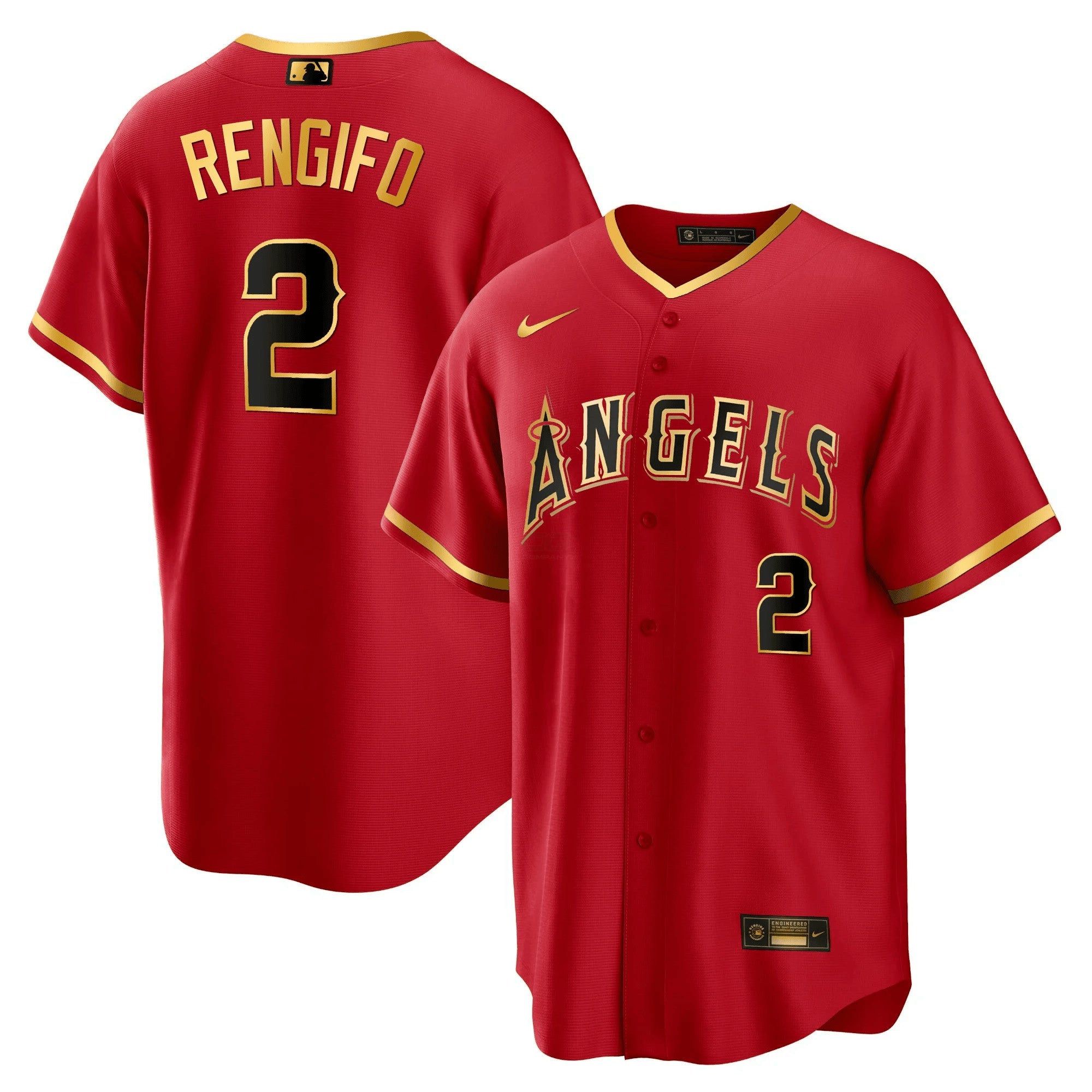 Camisa MLB Men’s Los Angeles Cool Base Dourada Jersey