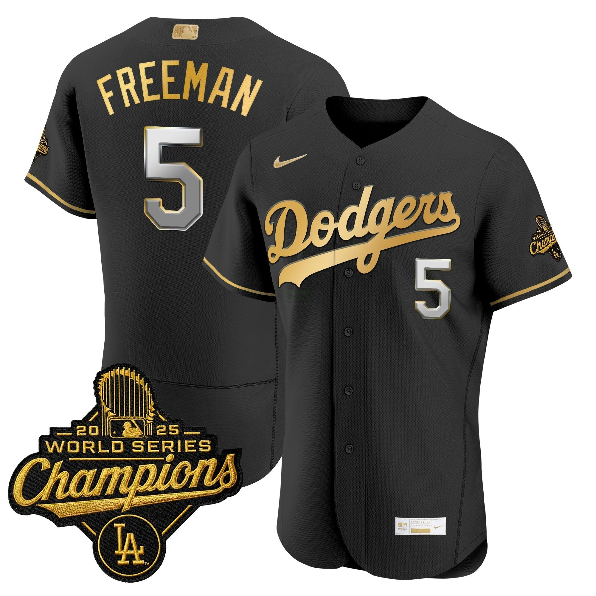 Camisa MLB Men’s Los Angeles “Gold Collection” Premier Elite Jersey