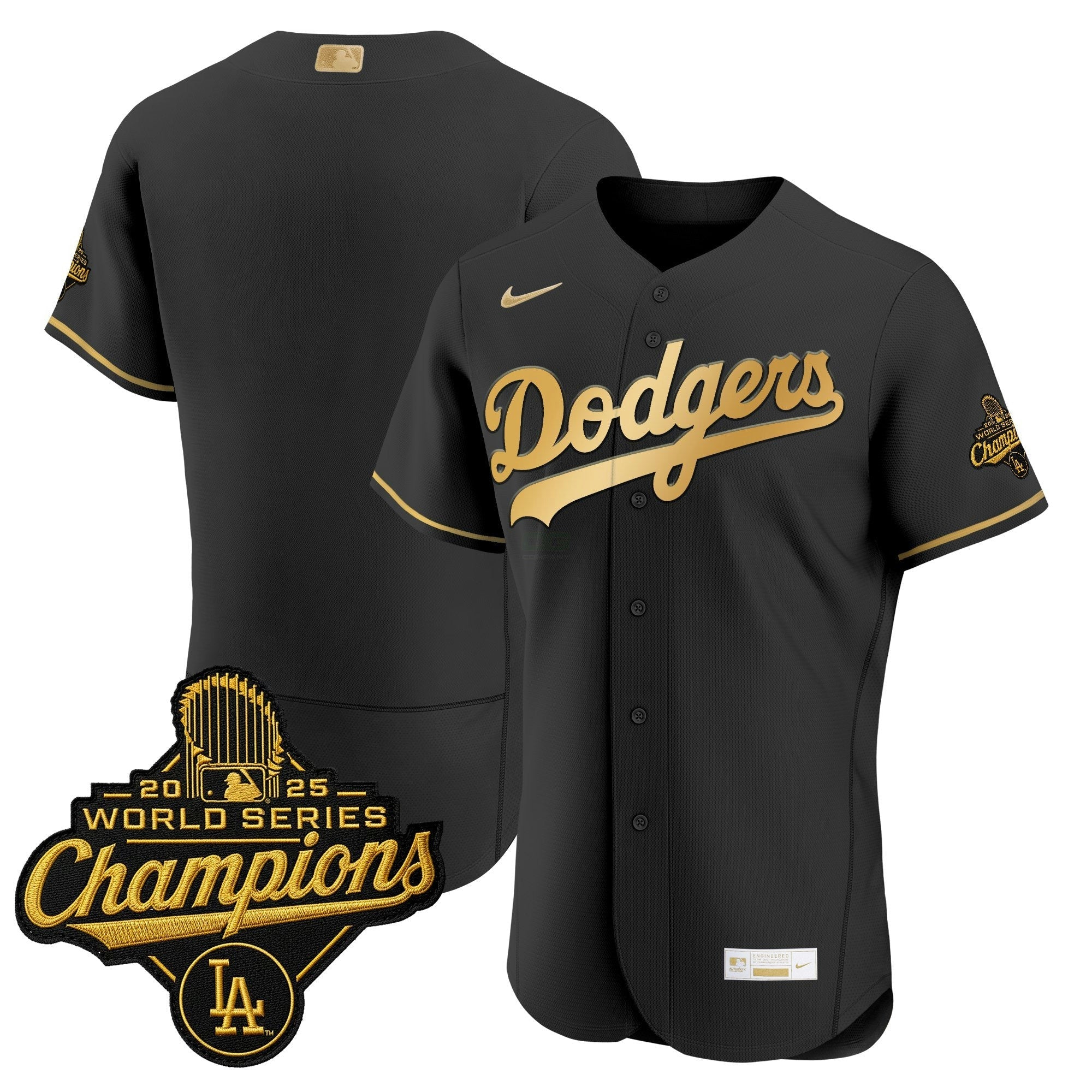 Camisa MLB Men’s Los Angeles “Gold Collection” Premier Elite Jersey
