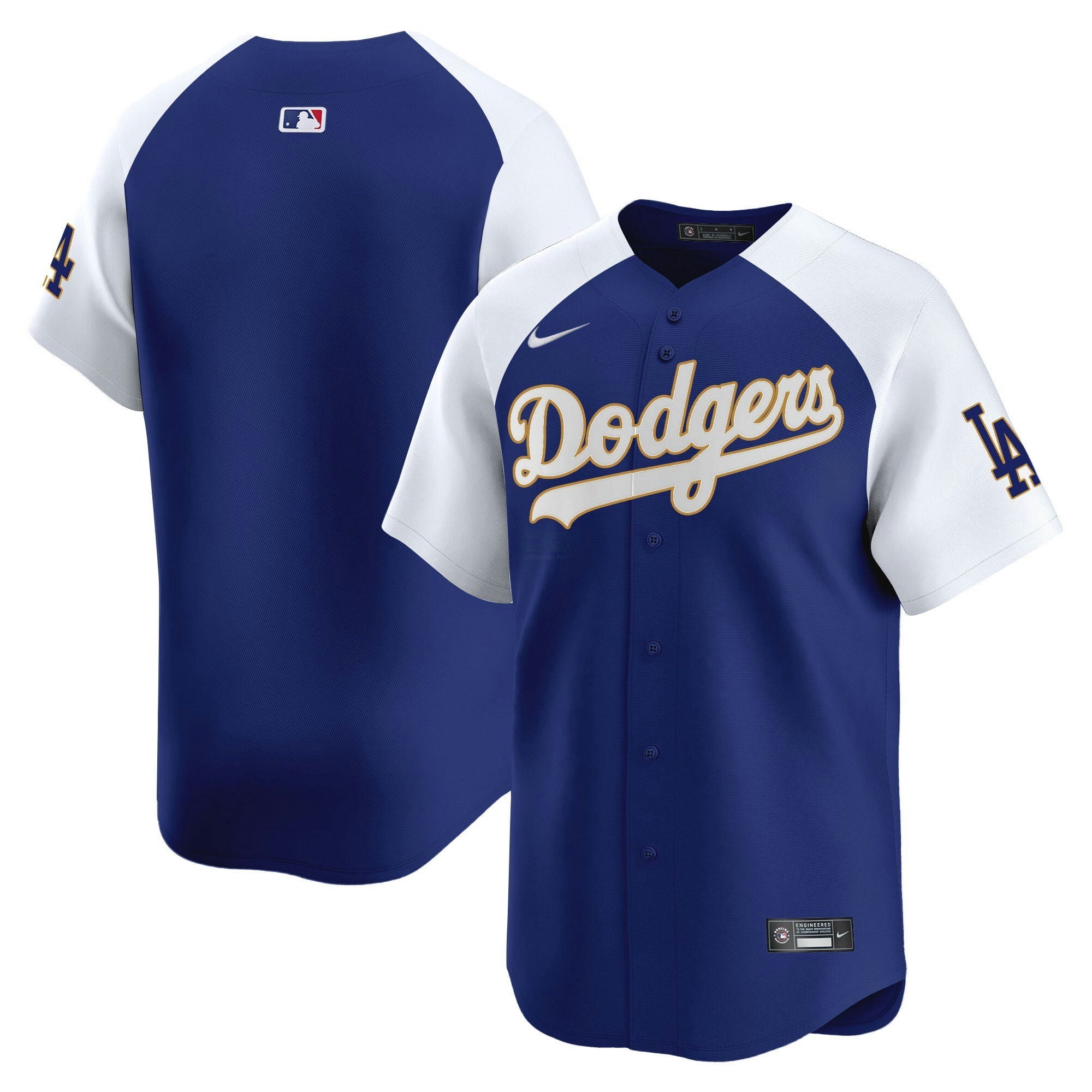 Camisa MLB Men’s Los Angeles Gold Trim Vapor Premier Limited Jersey