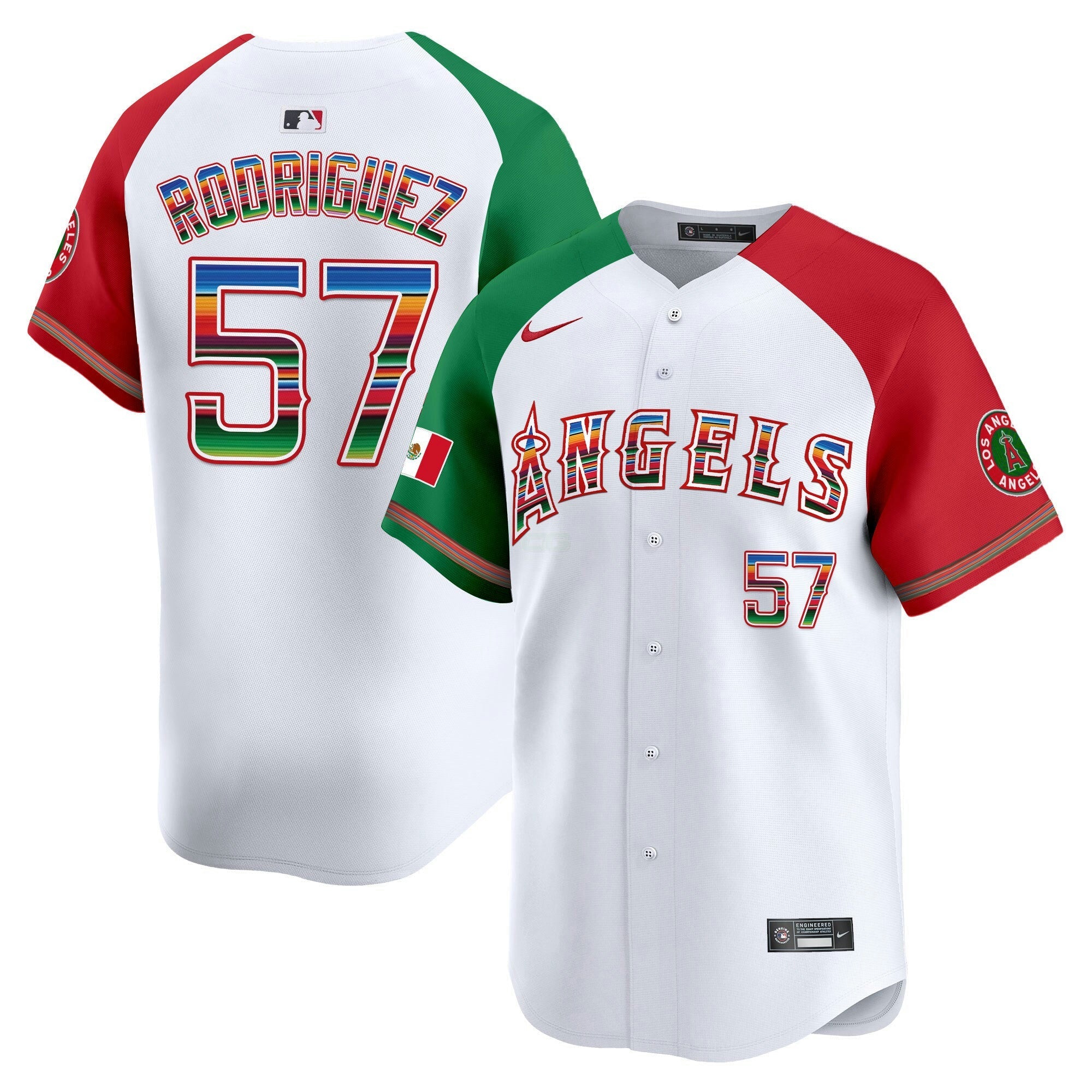 Camisa MLB Men’s Los Angeles Mexico Vapor Premier Limited Jersey
