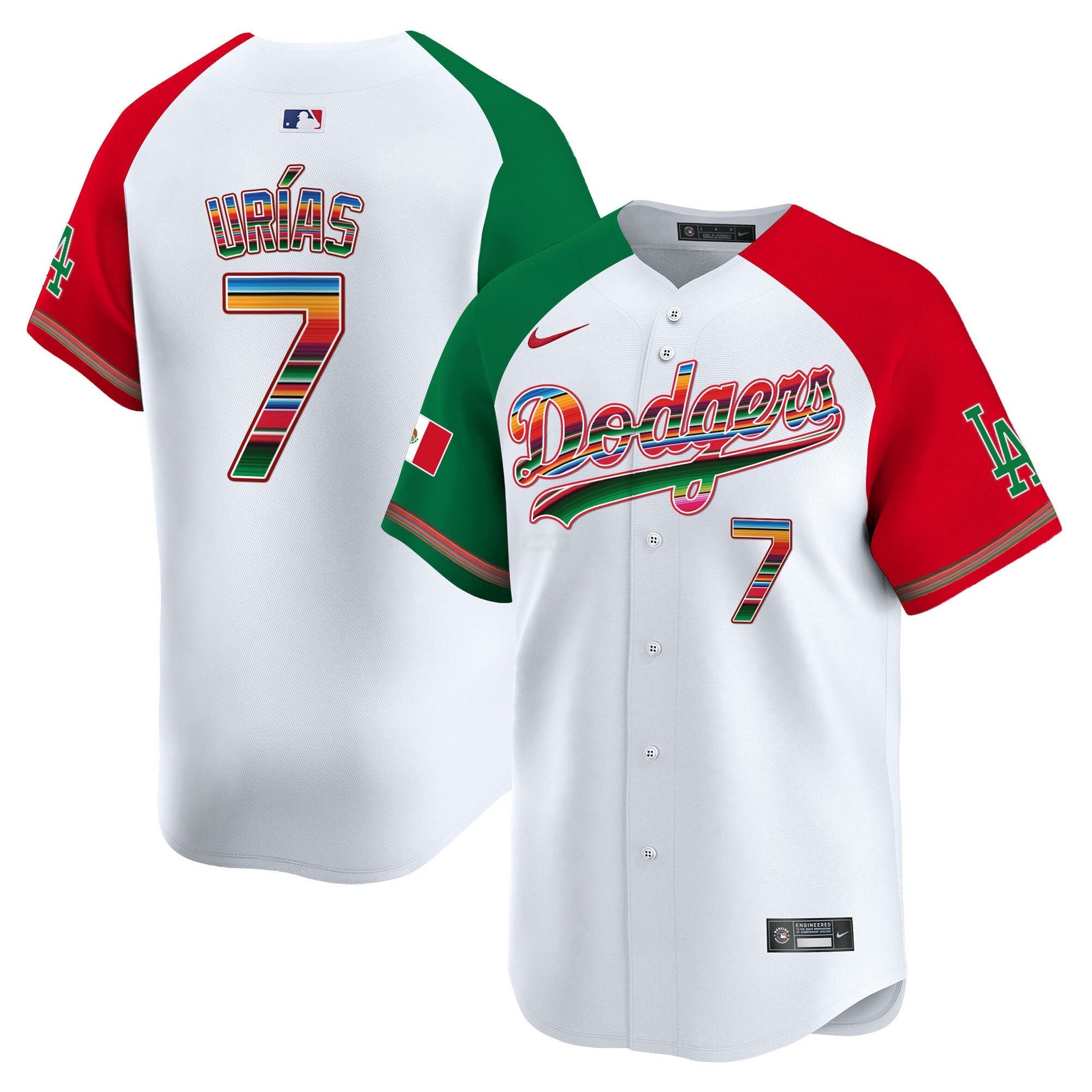 Camisa MLB Men’s Los Angeles Mexico Vapor Premier Limited Jersey