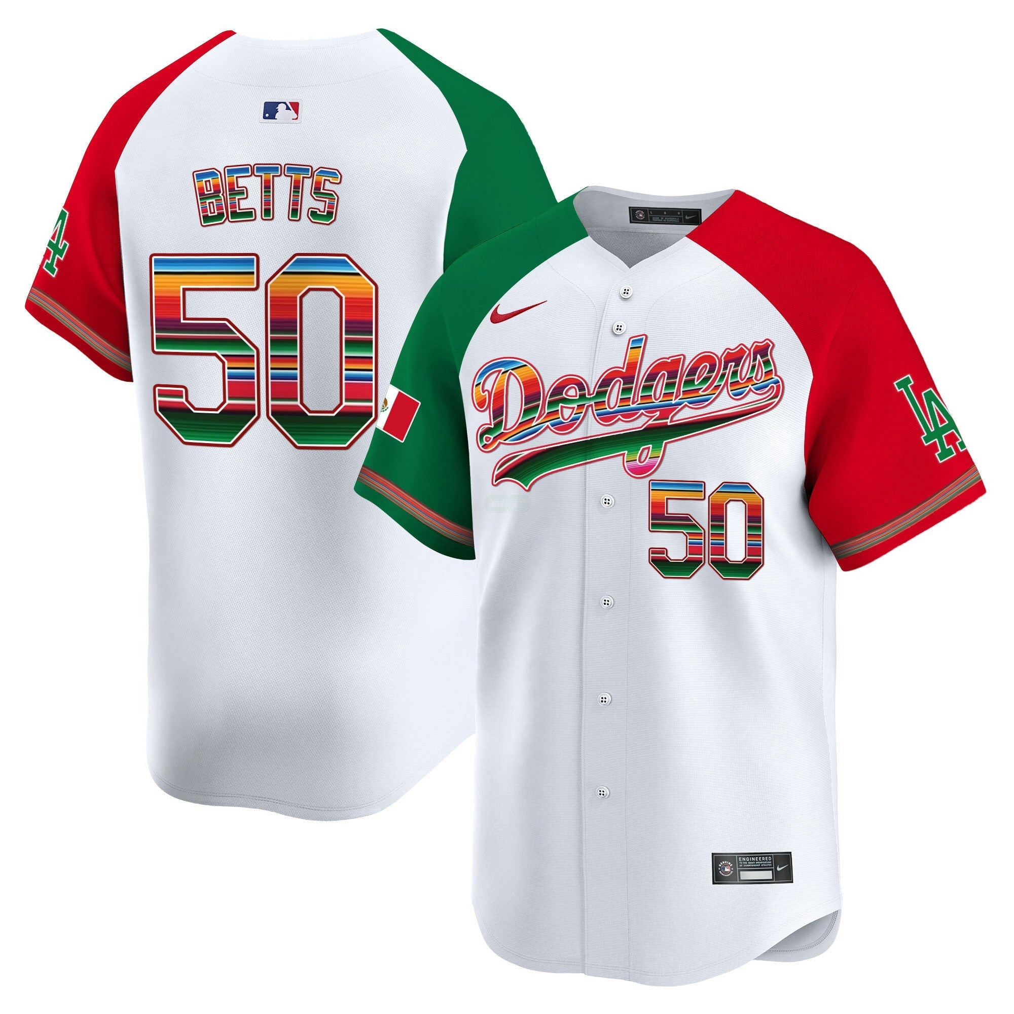 Camisa MLB Men’s Los Angeles Mexico Vapor Premier Limited Jersey