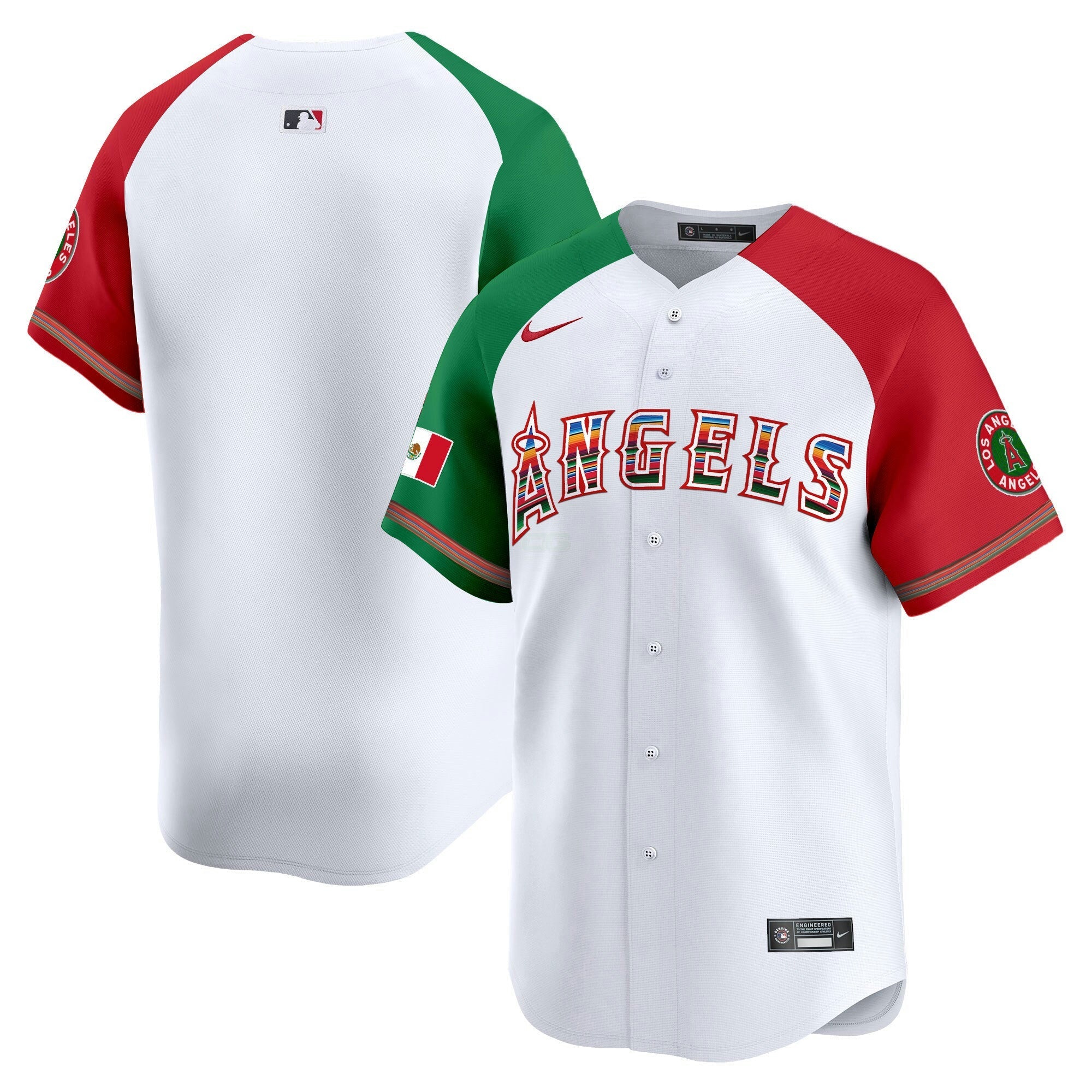 Camisa MLB Men’s Los Angeles Mexico Vapor Premier Limited Jersey