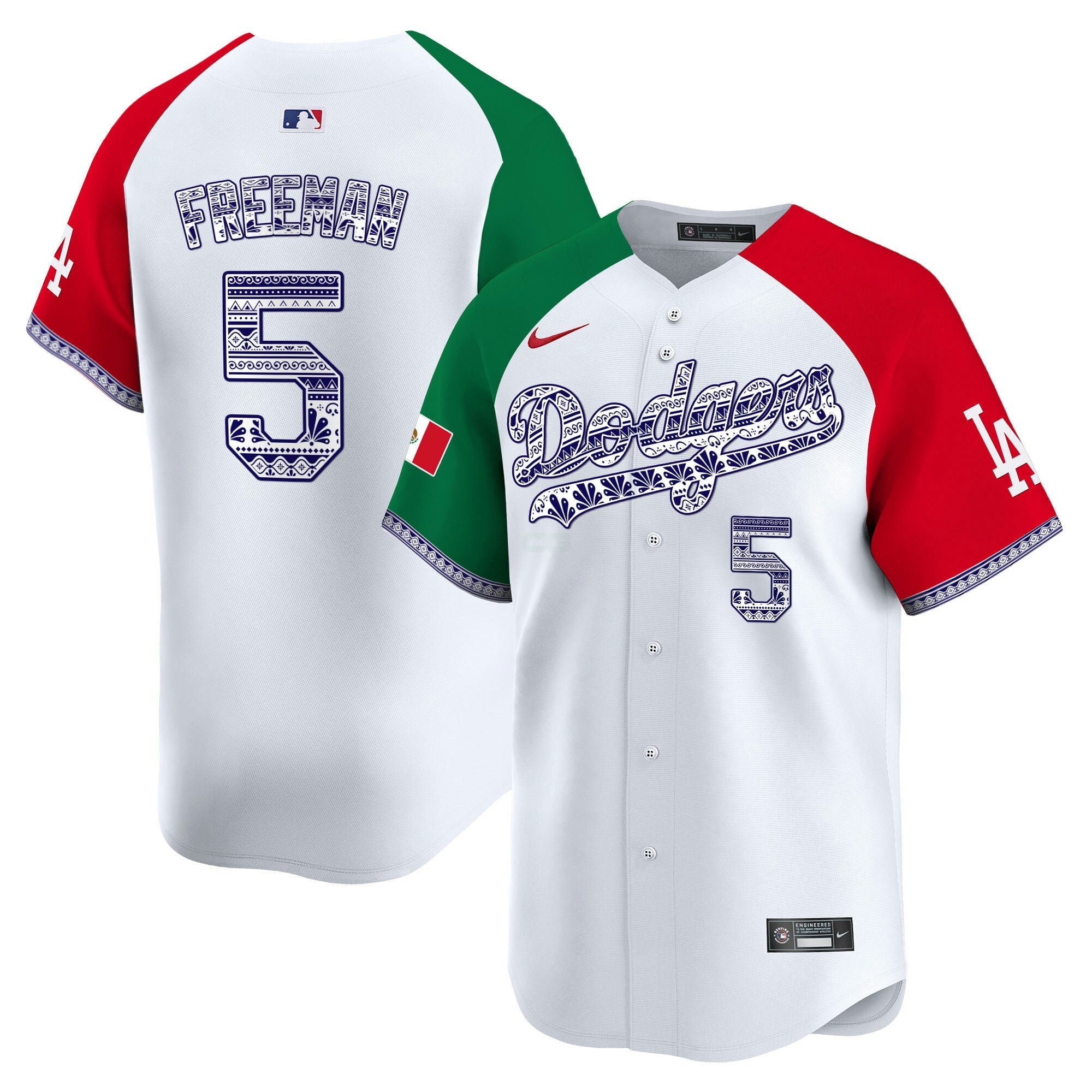 Camisa MLB Men’s Los Angeles Mexico Vapor Premier Limited Jersey V3