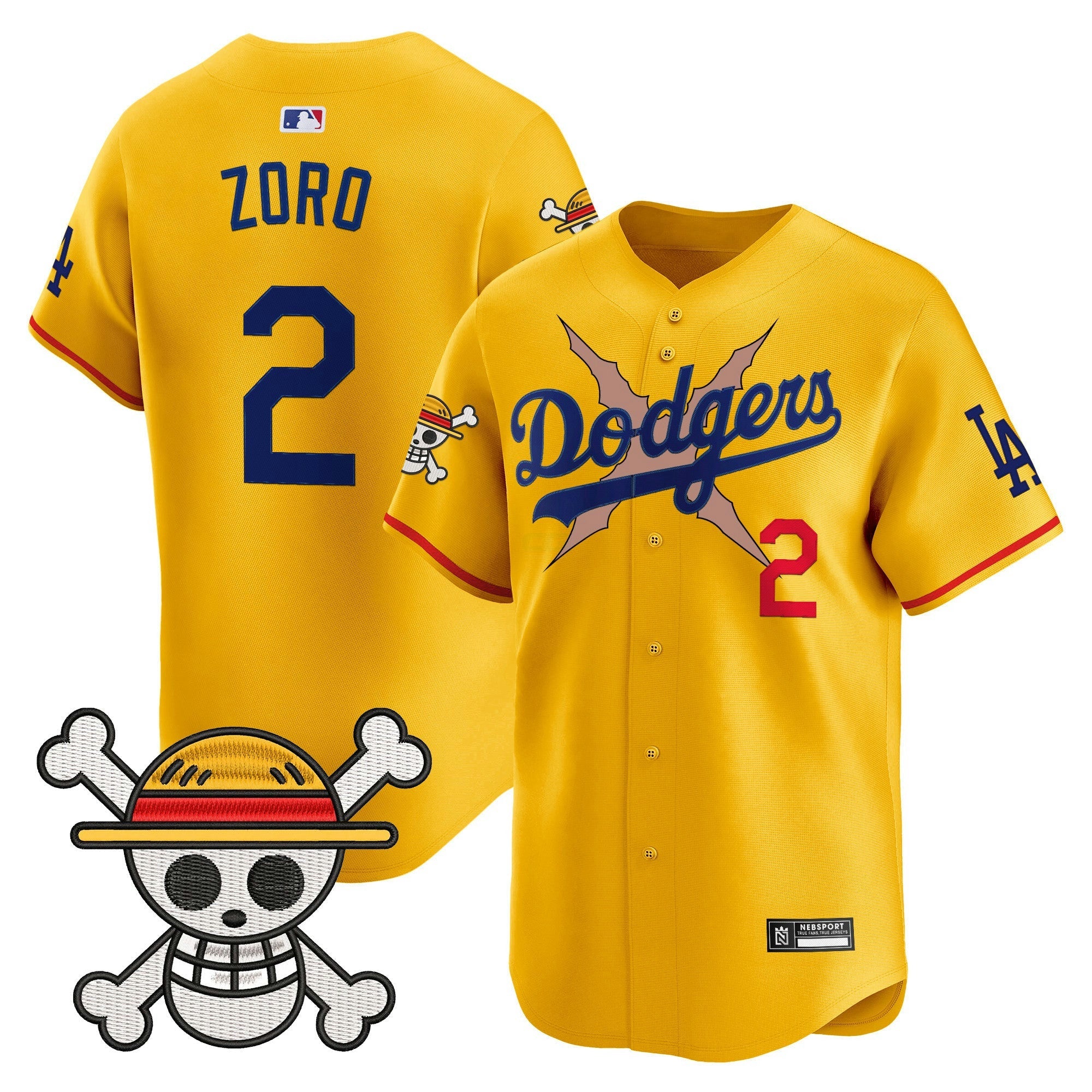 Camisa MLB Men’s Los Angeles x One Piece 2025 Vapor Premier Limited Jersey – Stitched